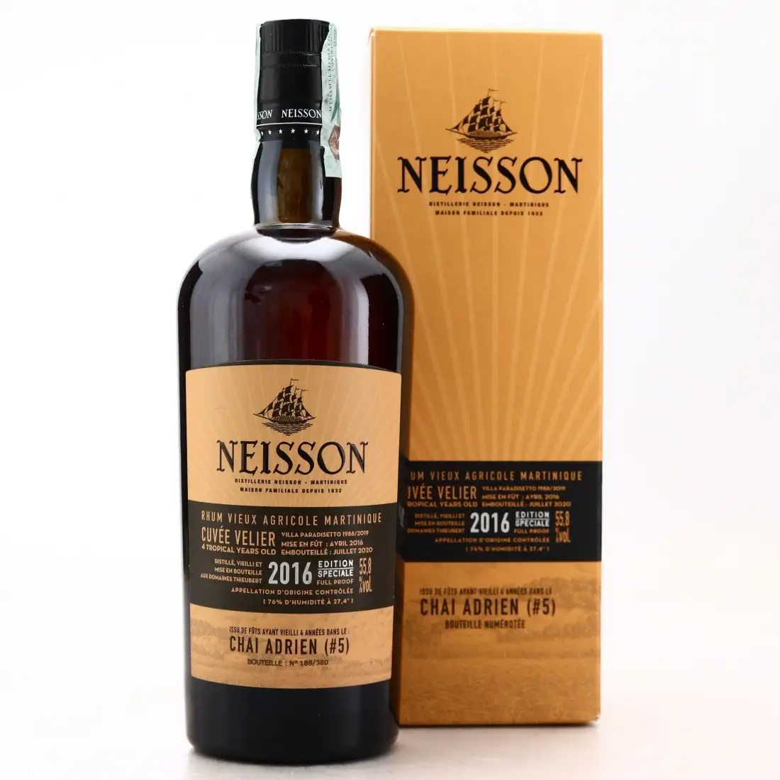 Velier Neisson Cuvée Chai 5 Adrien 2016