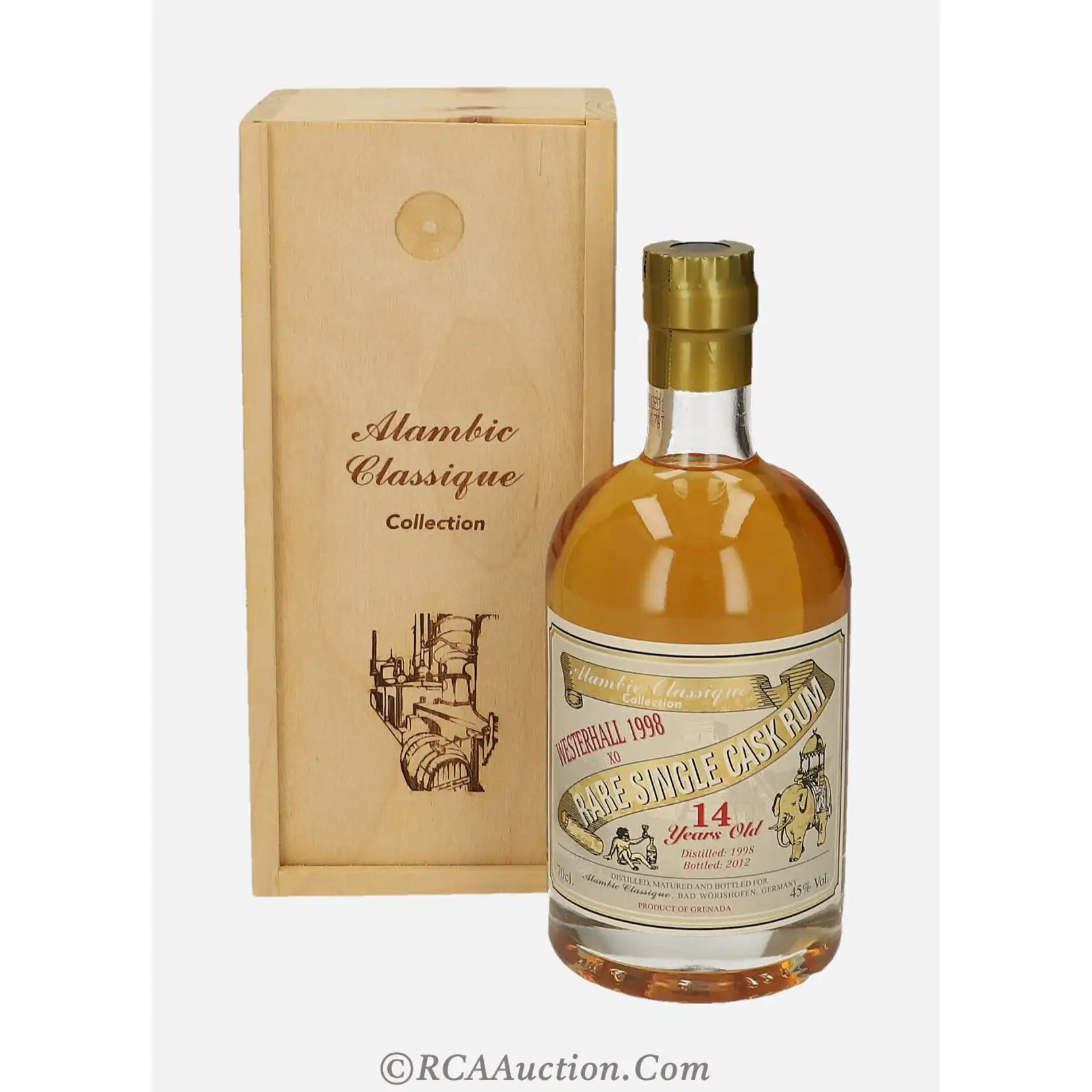 Alambic Westerhall Estate Rare Single Cask Rum 1998