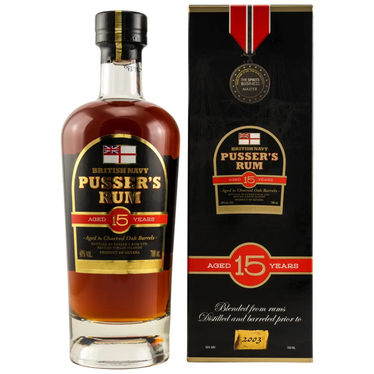 Pusser‘s Rum Aged 15 Years 2003