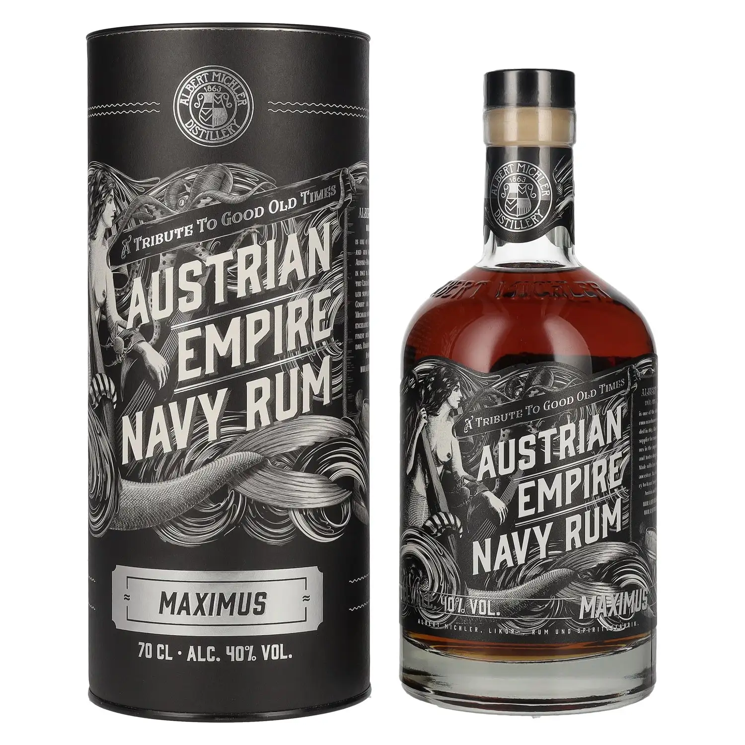 Albert Michler Distillery Austrian Empire Navy Rum Maximus