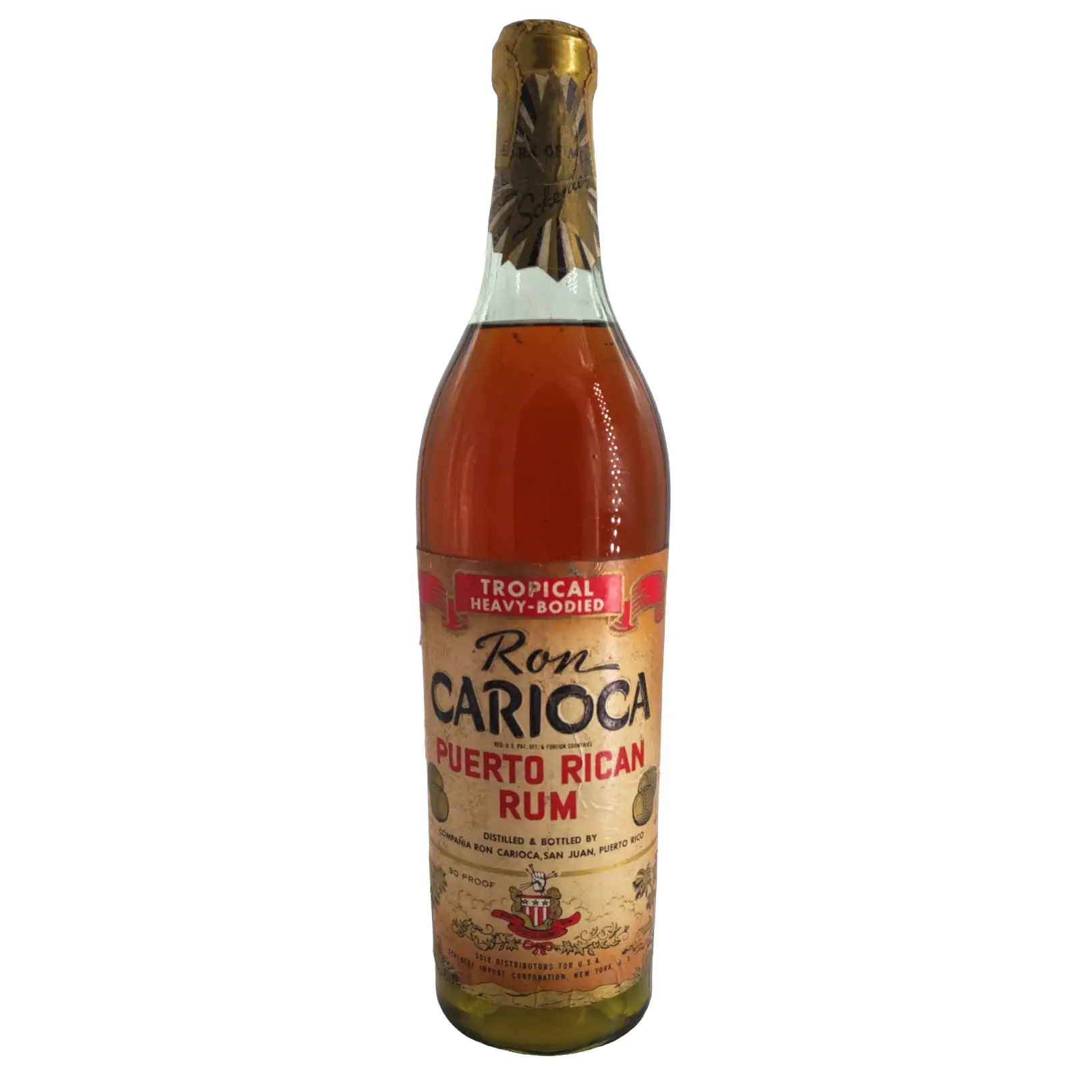 Compañia Ron Carioca Ron Carioca Puerto Rican Rum - Tropical Heavy-Bodied