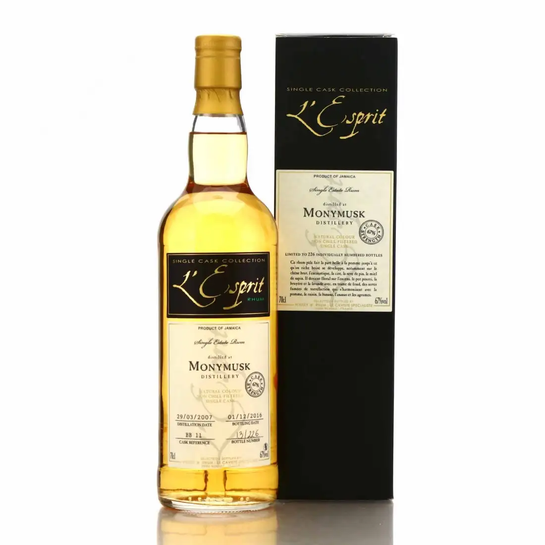 Whisky & Rhum Clarendon L‘Esprit 2007