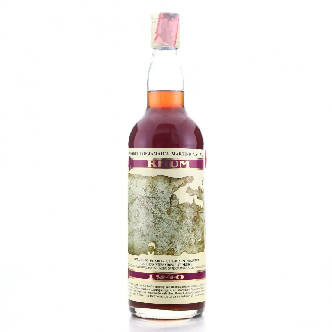 Moon Import Caribbean Rum 1940