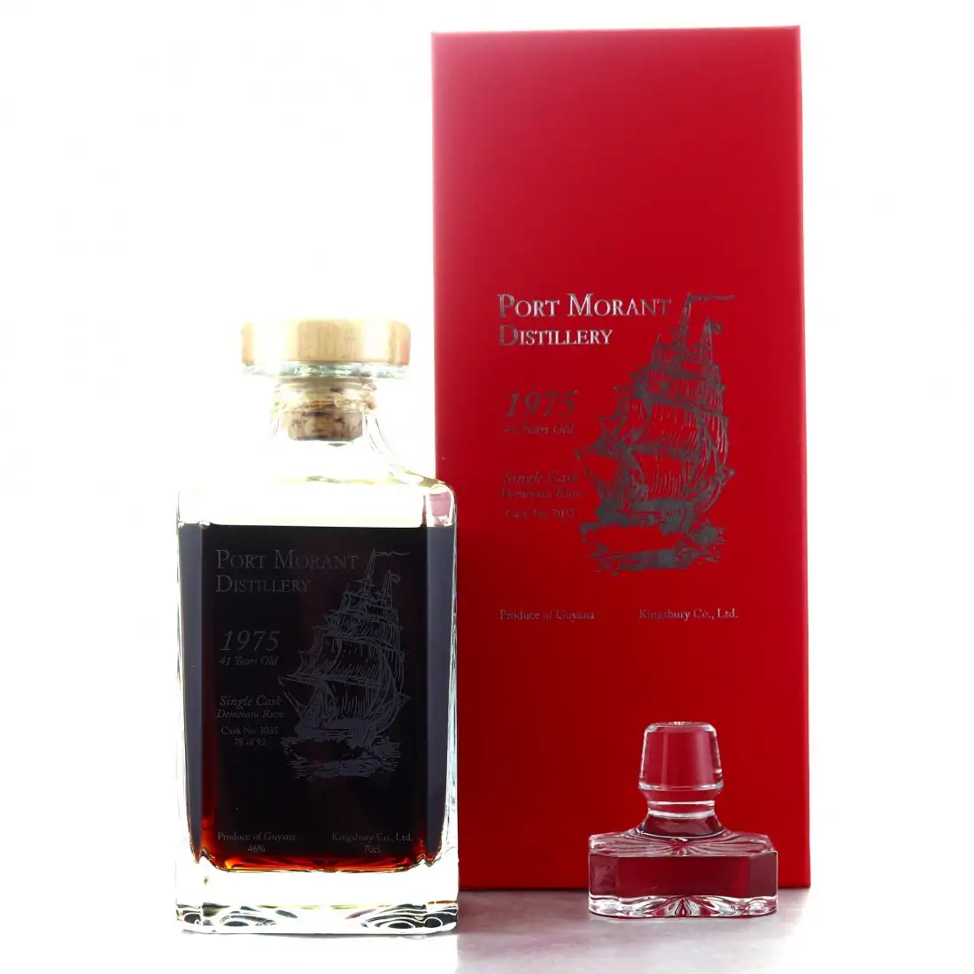 Kingsbury Port Mourant Port Morant Distillery Single Cask Demerara Rum PM 1975