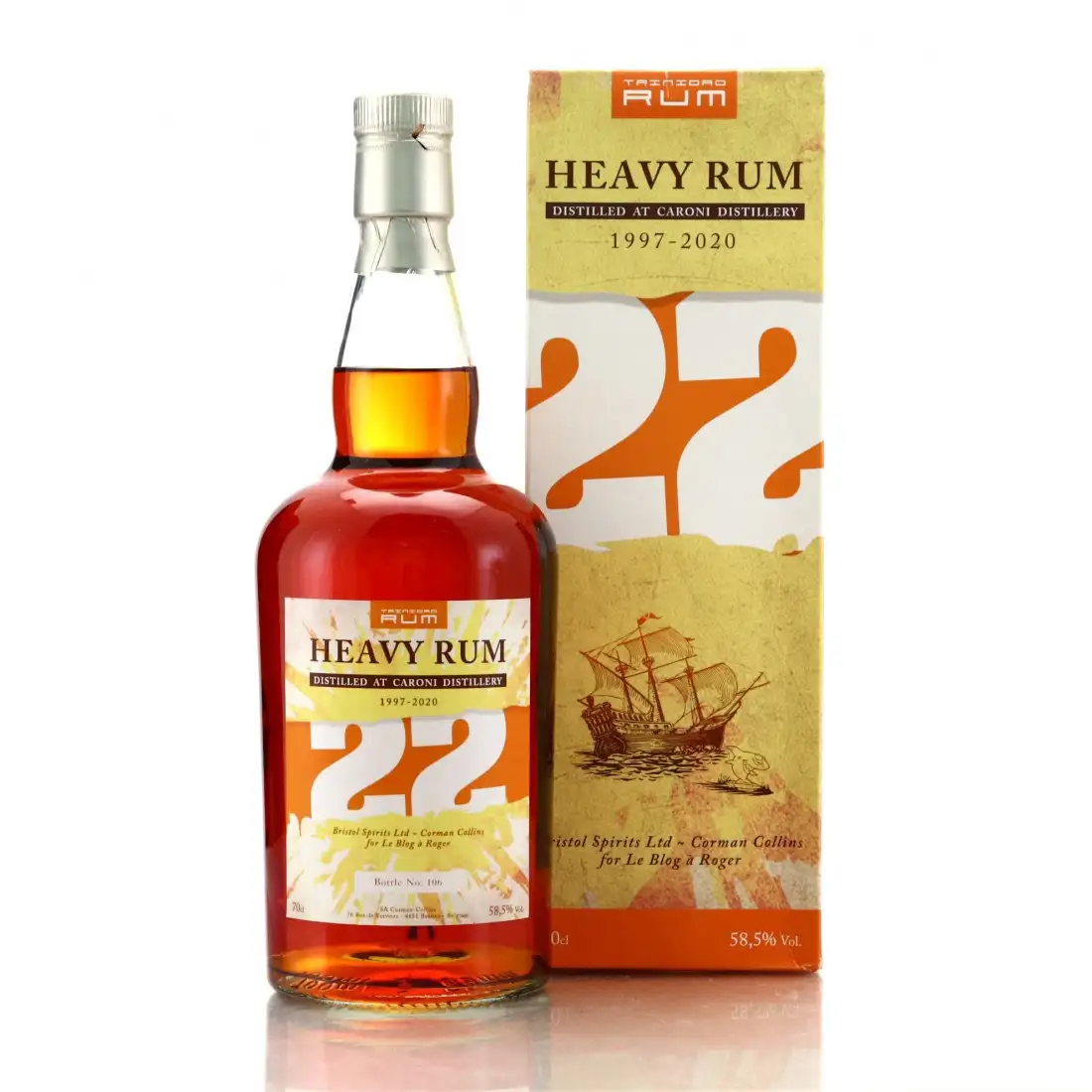 Corman Collins & Bristol Classic Rum Caroni HTR - Le blog à Roger 1997