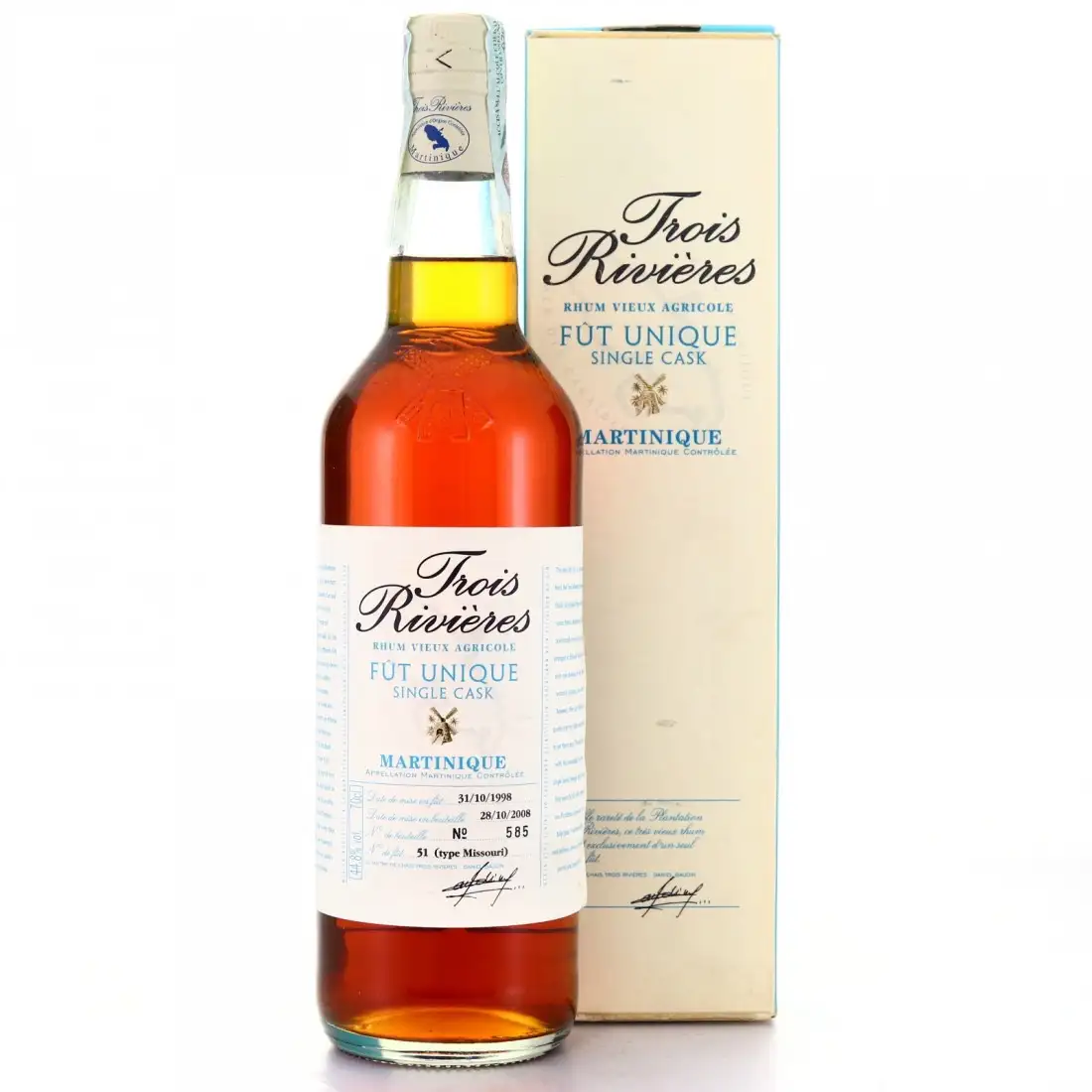 Trois Rivières Fût Unique 1998