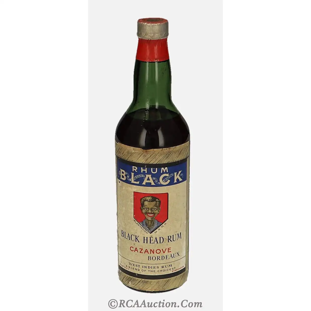 Cazanove Black Head Rum 1920
