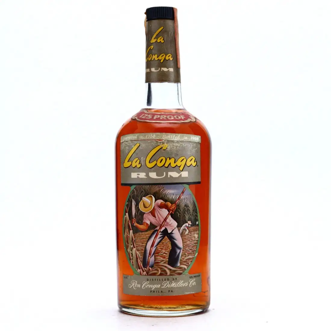 Ron La Conga Distillers La Conga 125 proof 1956