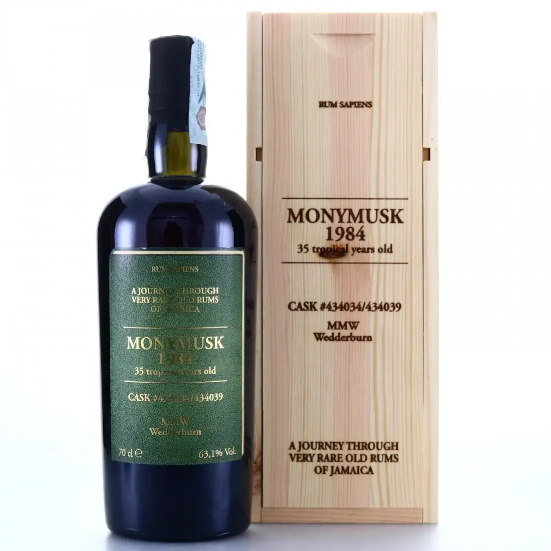 Velier Clarendon Rum Sapiens Wedderburn MMW 1984