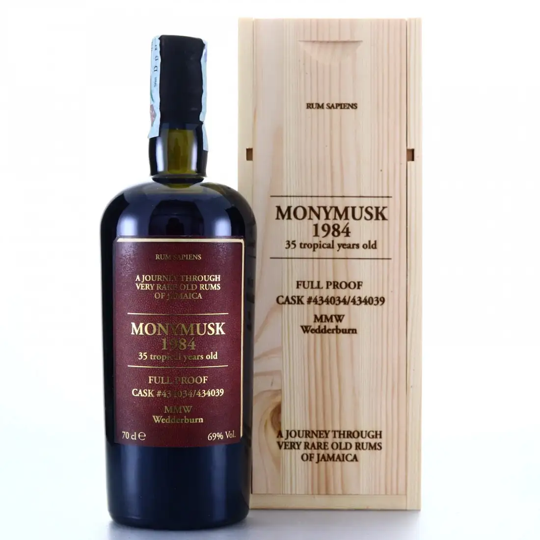 Velier Clarendon Rum Sapiens Wedderburn MMW 1984