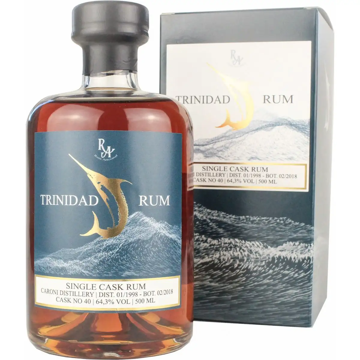 Caroni RA Trinidad Rum HTR 1998