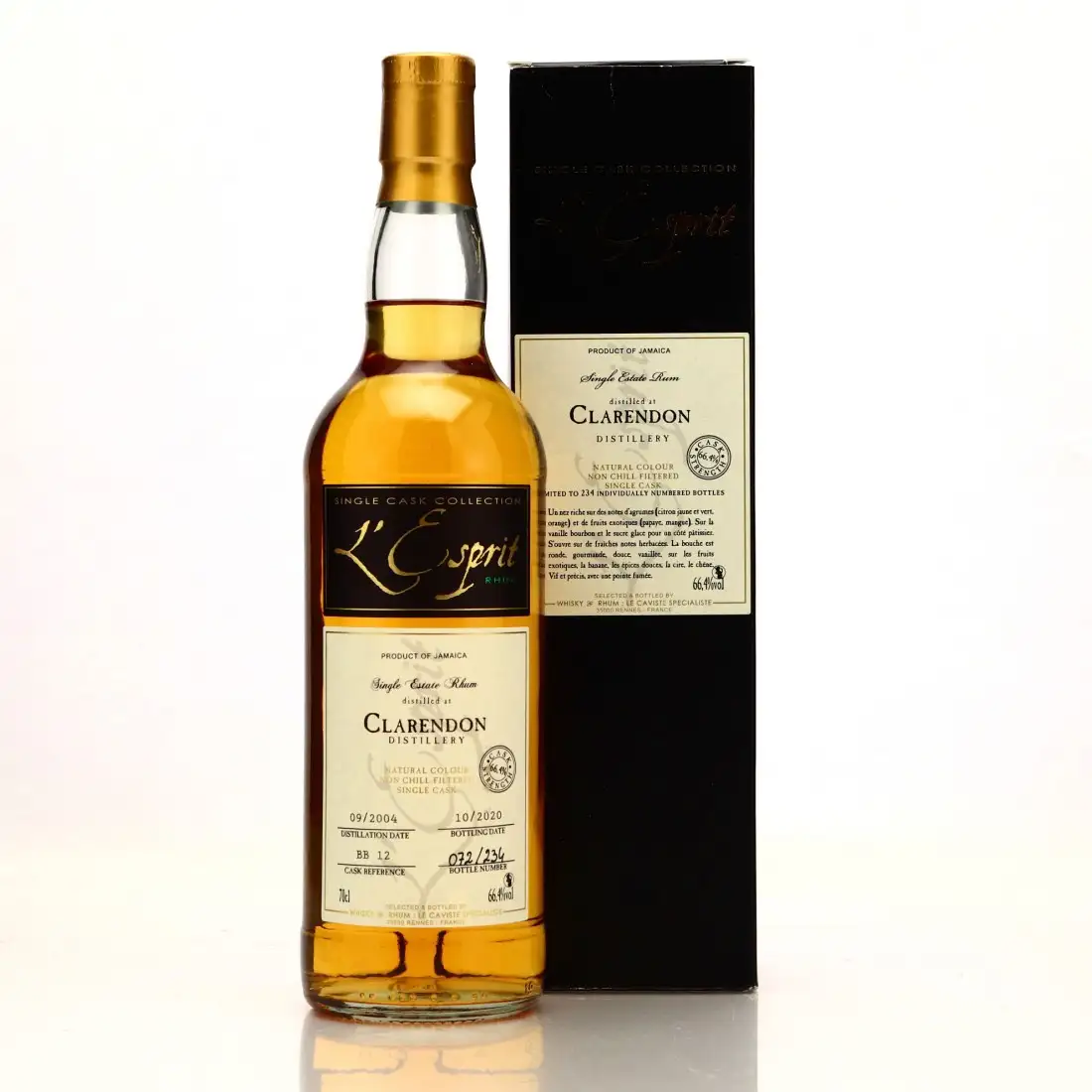 Whisky & Rhum Clarendon L‘Esprit 2004