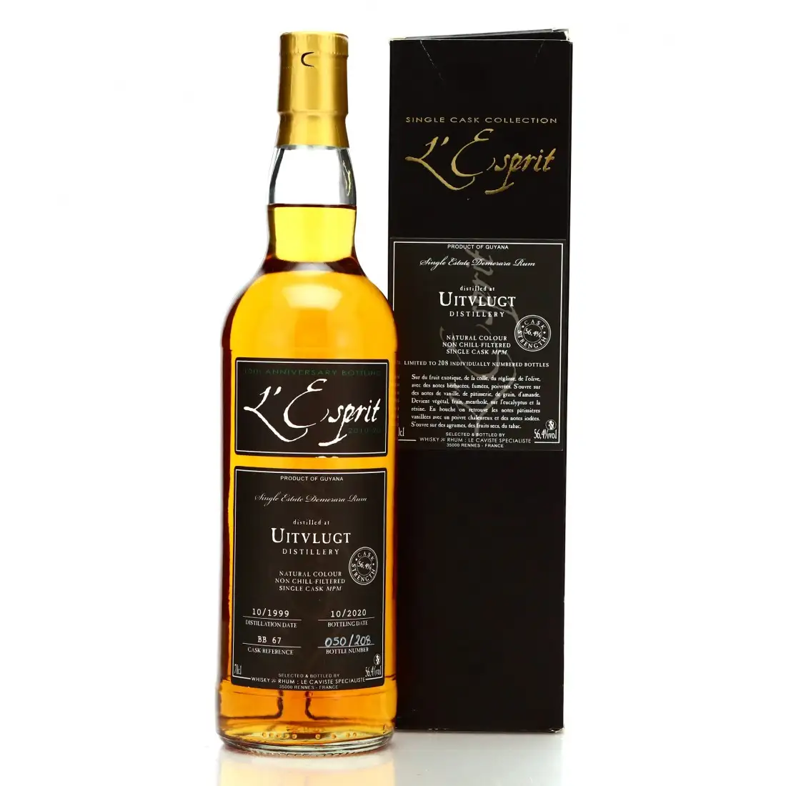 Whisky & Rhum Uitvlugt L‘Esprit 1999