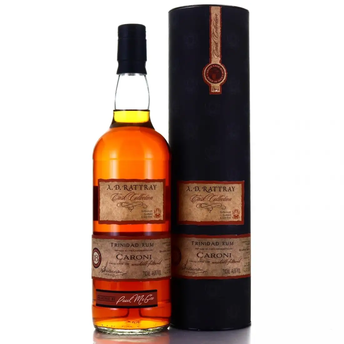A.D. Rattray Caroni Cask Collection (Selected by Paul McGee) 1997