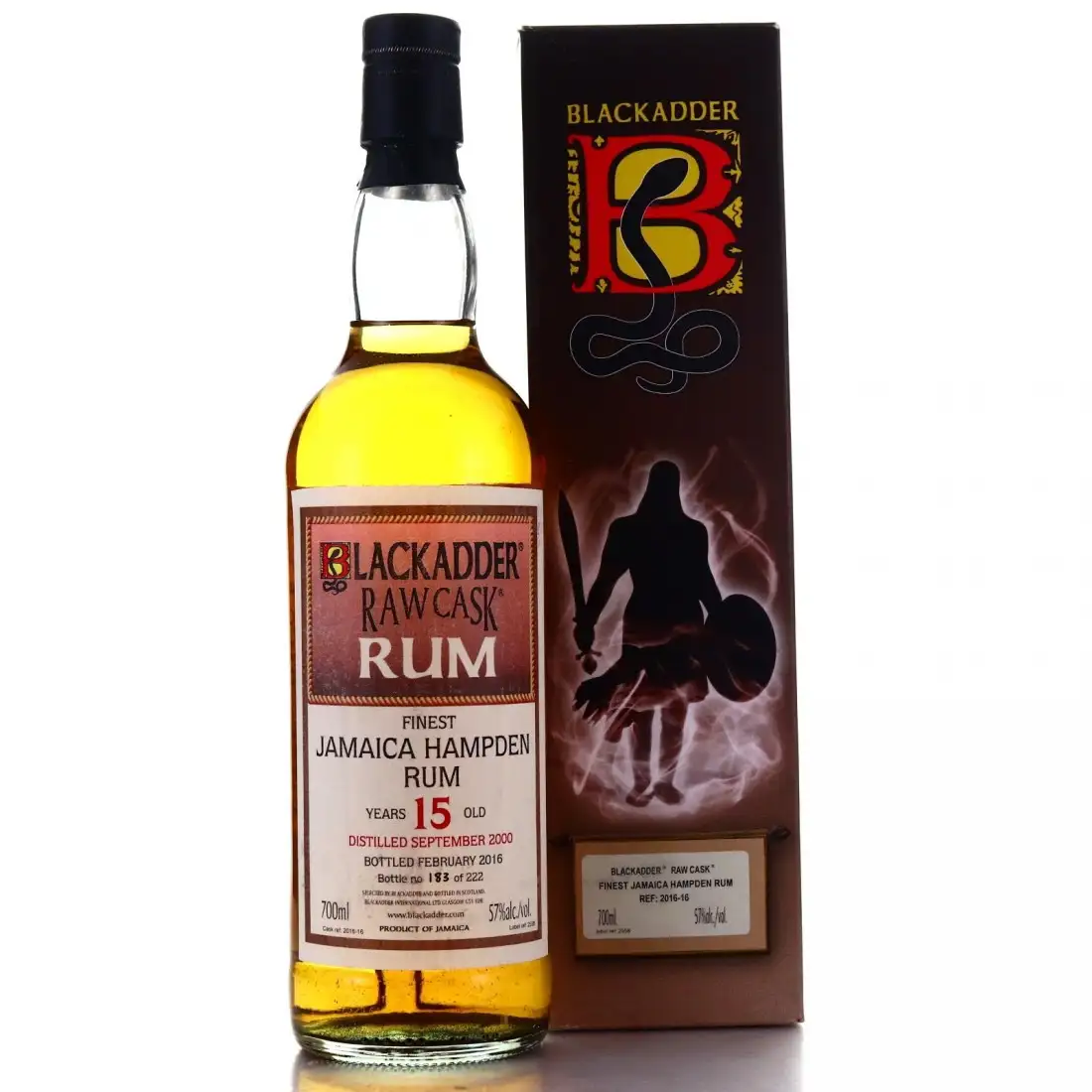 Blackadder Hampden Raw Cask Rum 2000