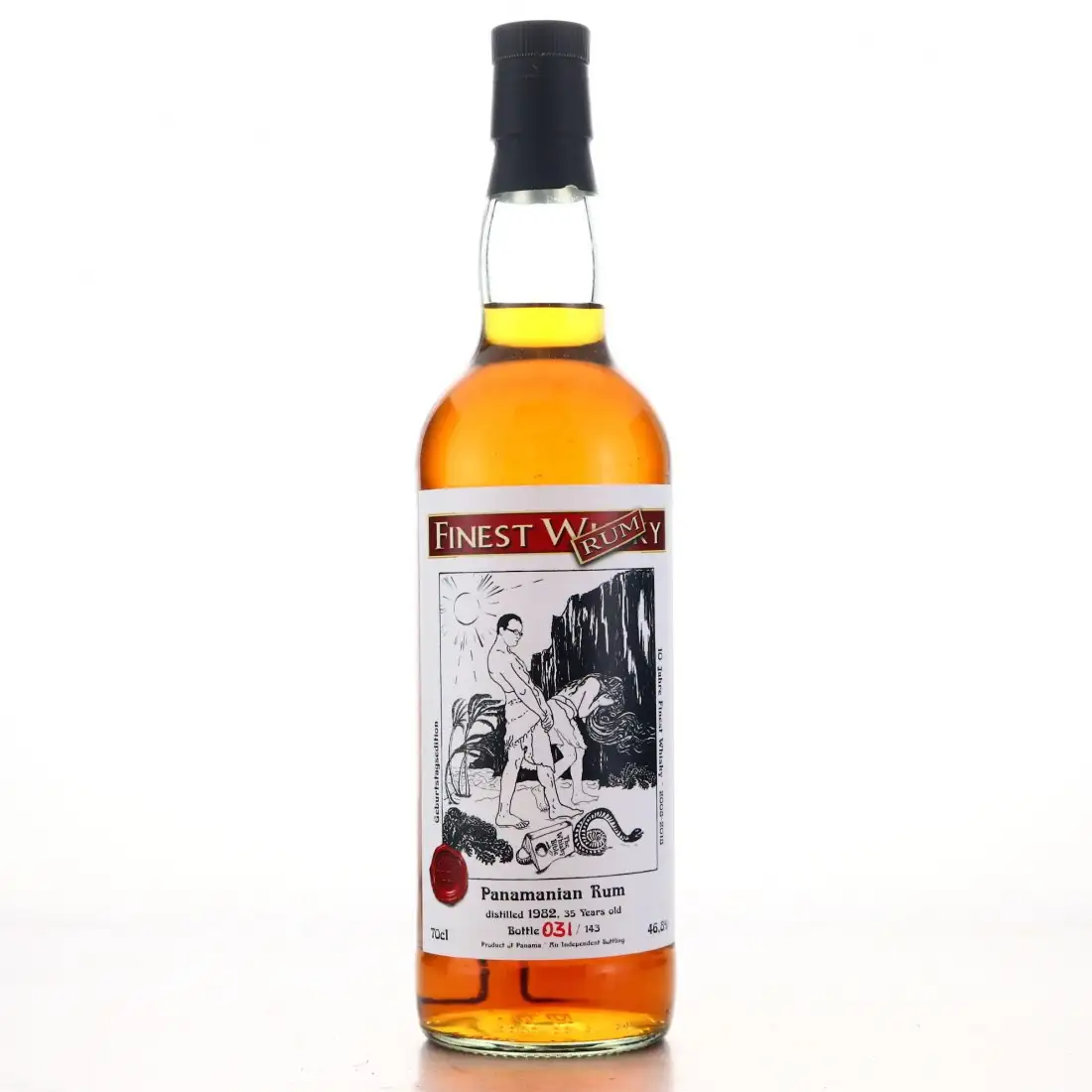 Finest Whisky Berlin Panamanian Rum 10th Anniversary 1982