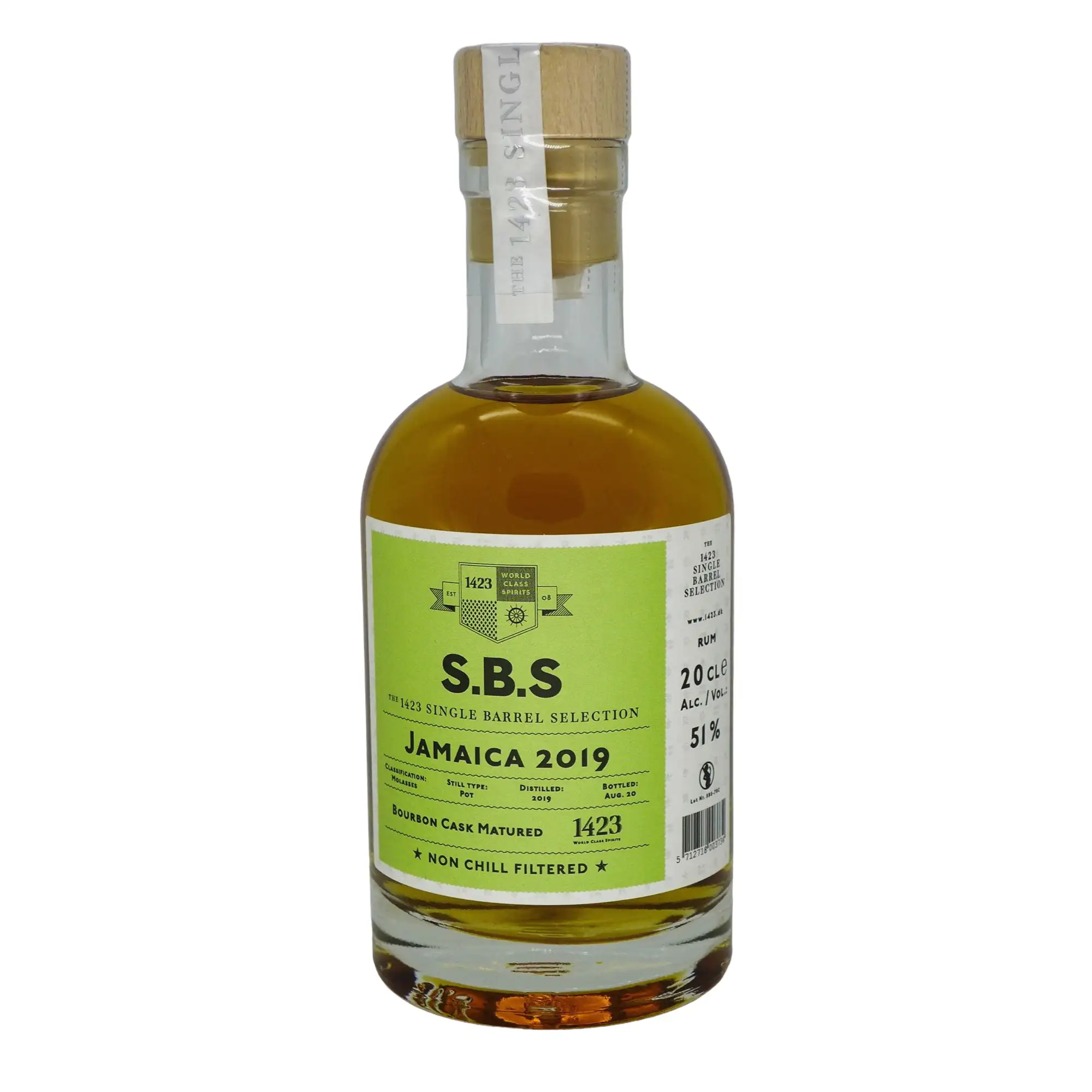 Hampden S.B.S Jamaica 2019 - Bourbon Cask Matured (DOK) DOK