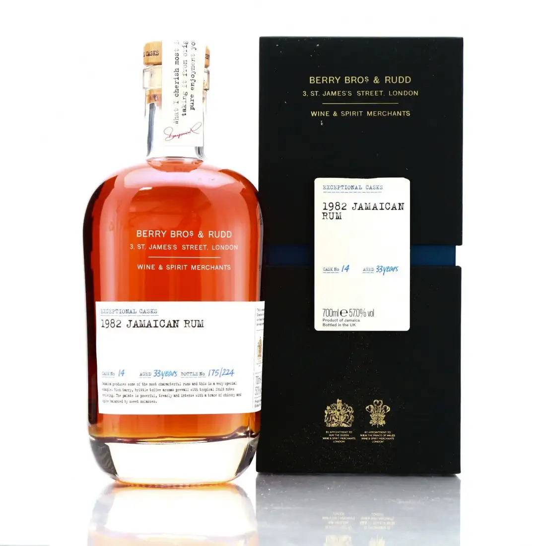Berry Bros & Rudd Long Pond Jamaican Rum 1982