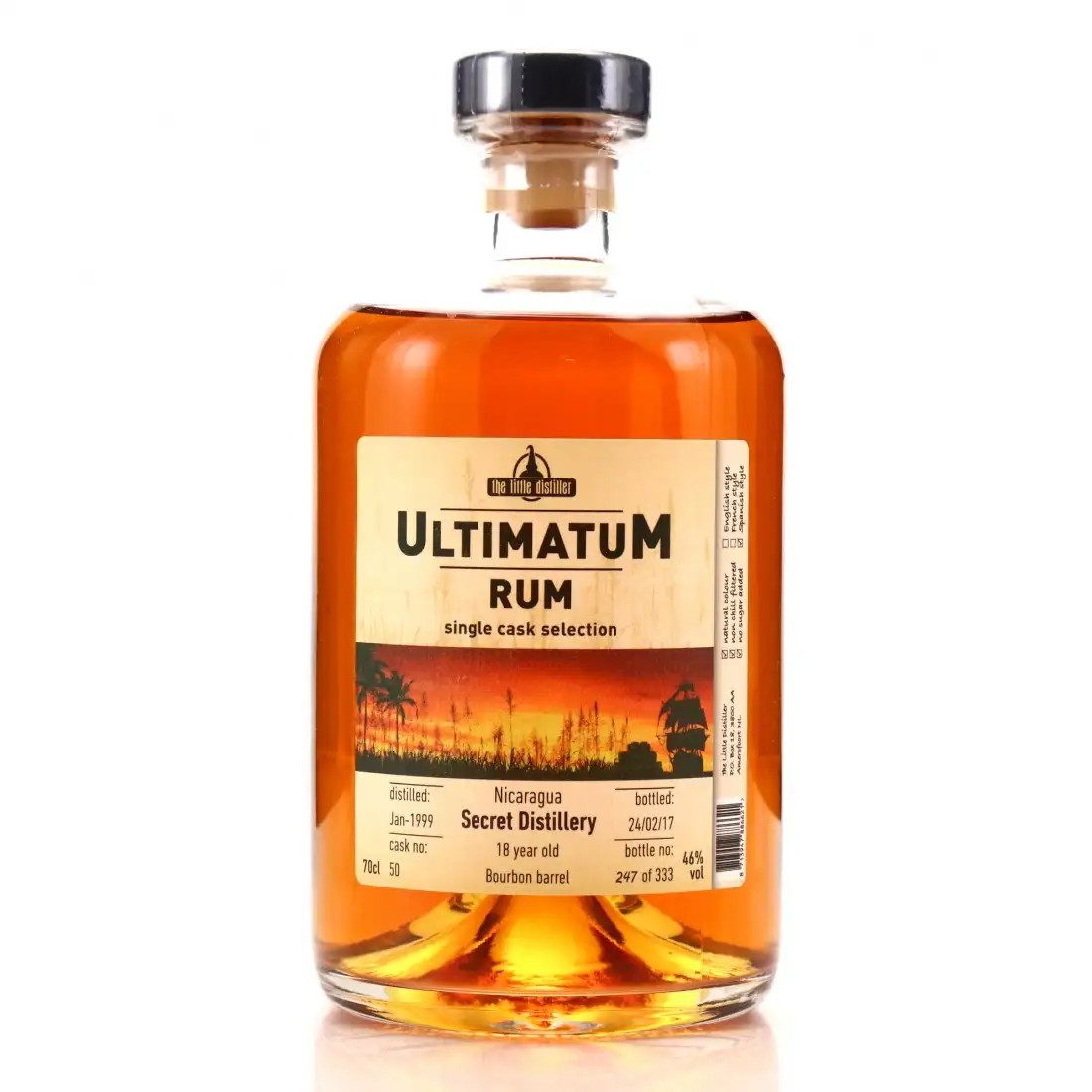 The Little Distiller Secret Ultimatum Rum 1999