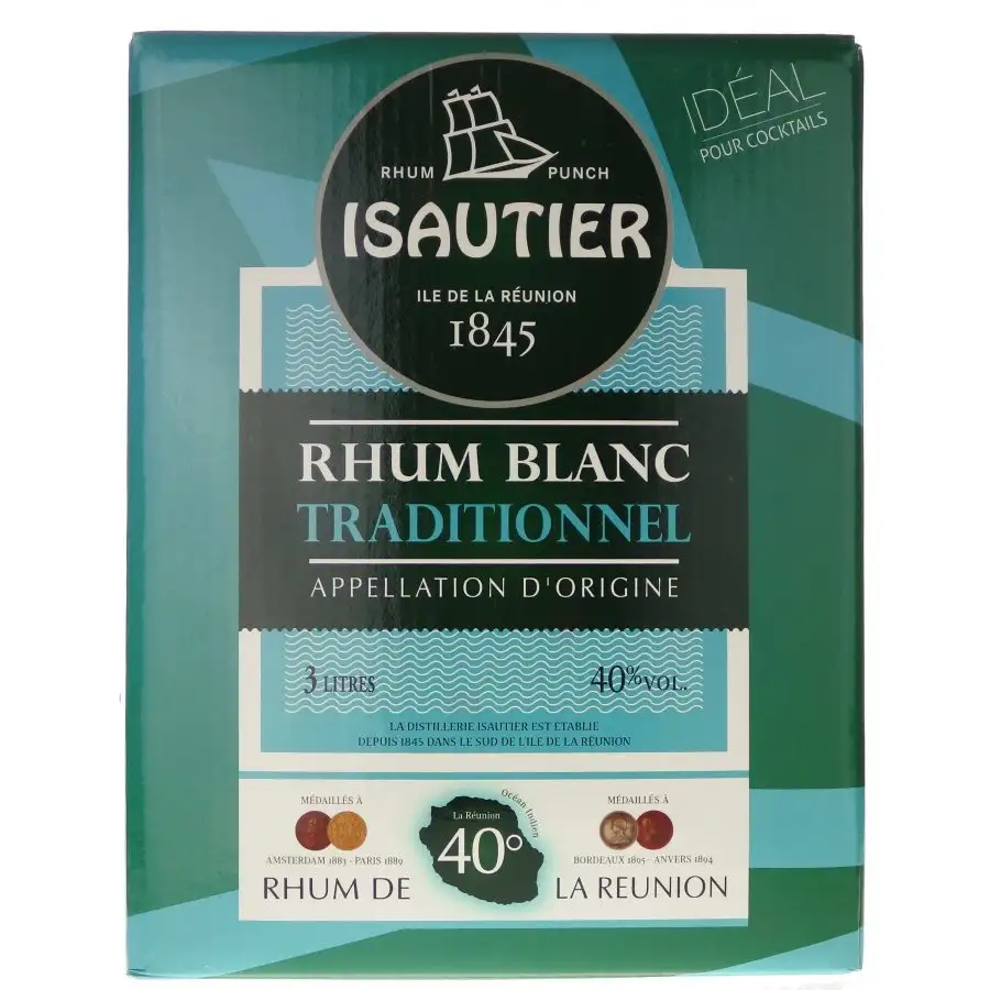 Isautier Rhum Blanc Traditionnel