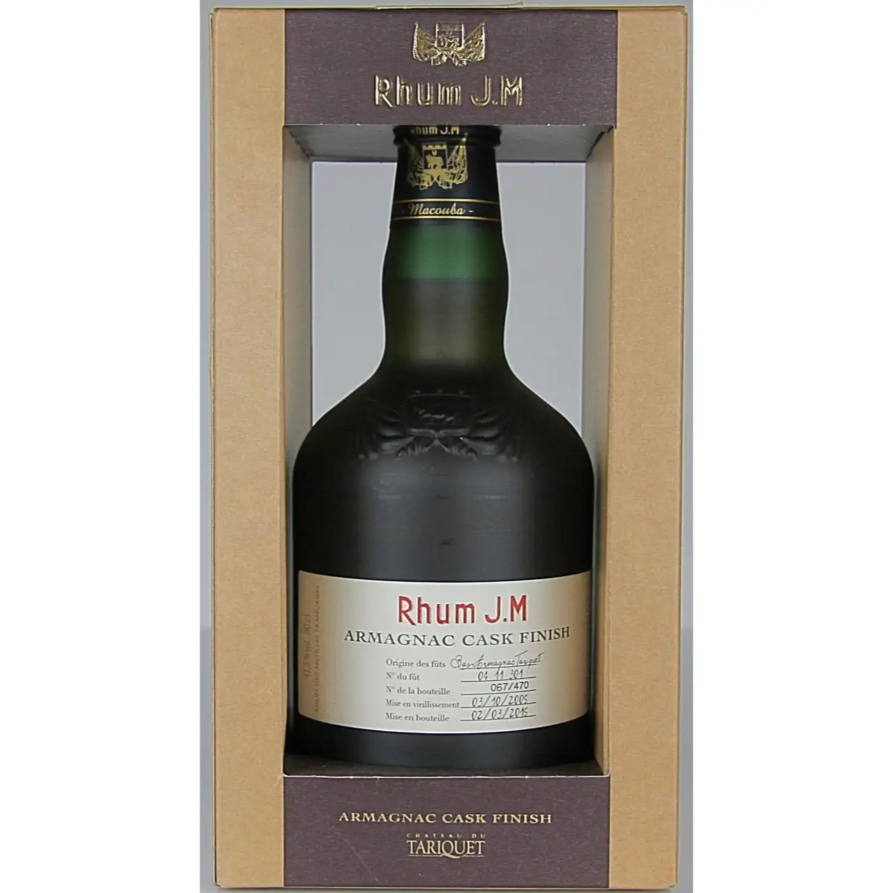 Rhum J.M Série N°1 Armagnac Cask Finish 2005