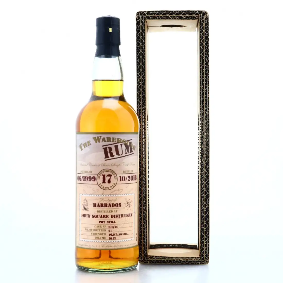 The Warehouse Rum Foursquare Barbados Four Square Distillery 1999