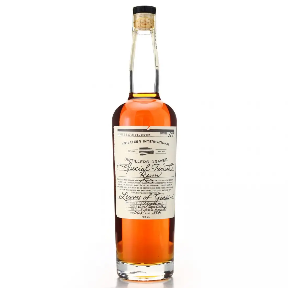Privateer Distiller’s Drawer #117 Special Finish 'Leaves of Grass'