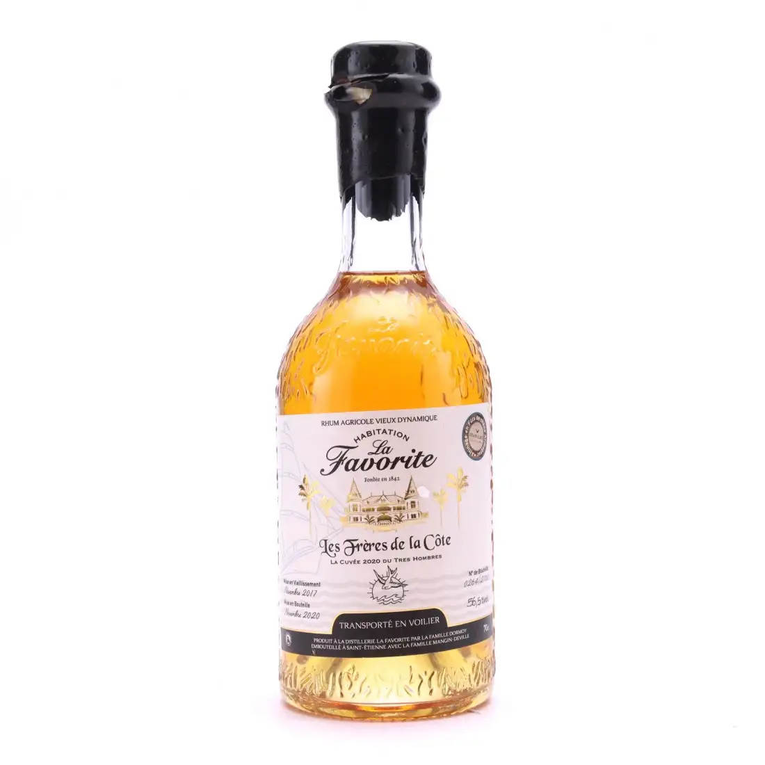 Les  Frères de la Côte La Favorite Rhum vieux dynamique 2020 2017