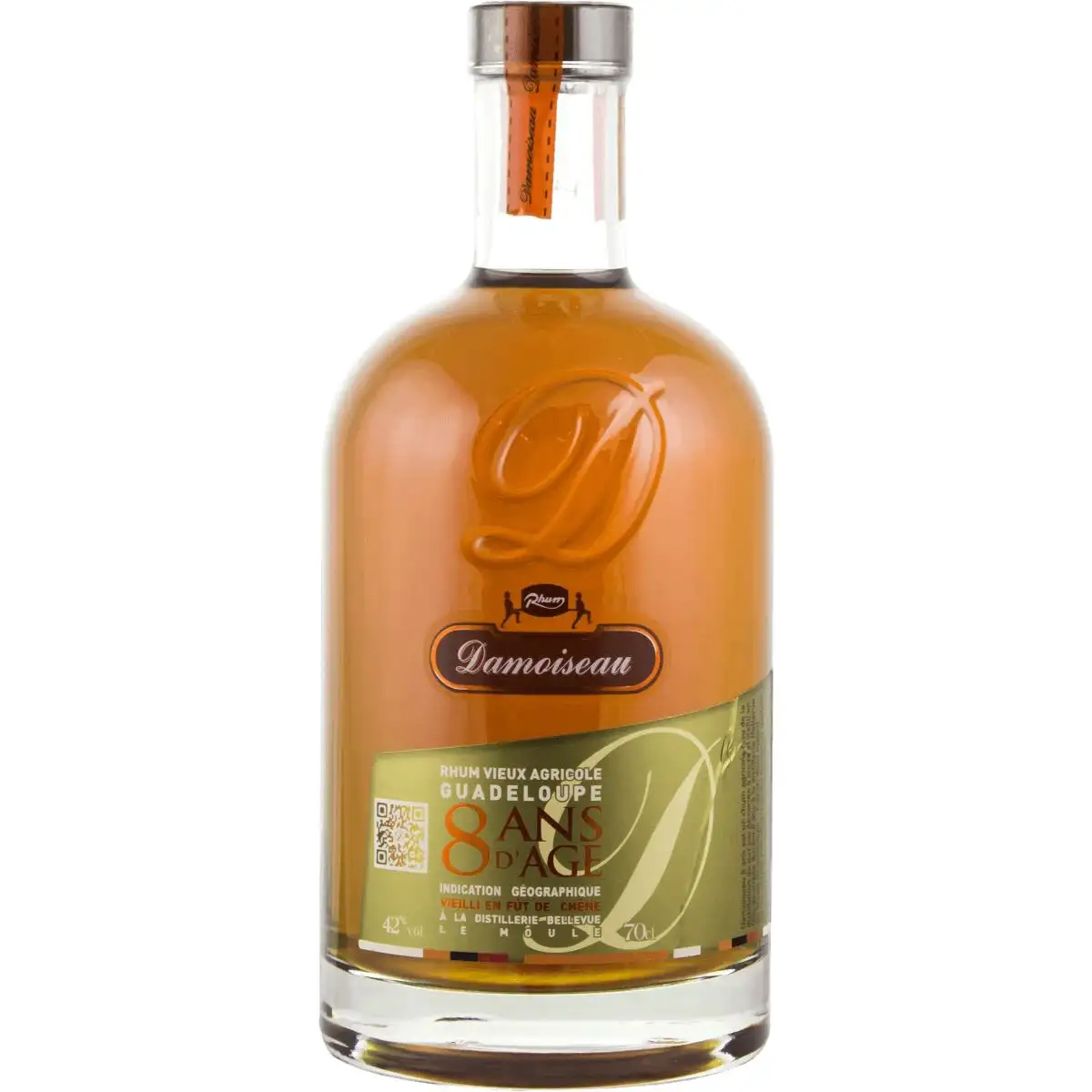 Damoiseau Rhum Vieux Agricole Guadeloupe 8 Ans d‘Age