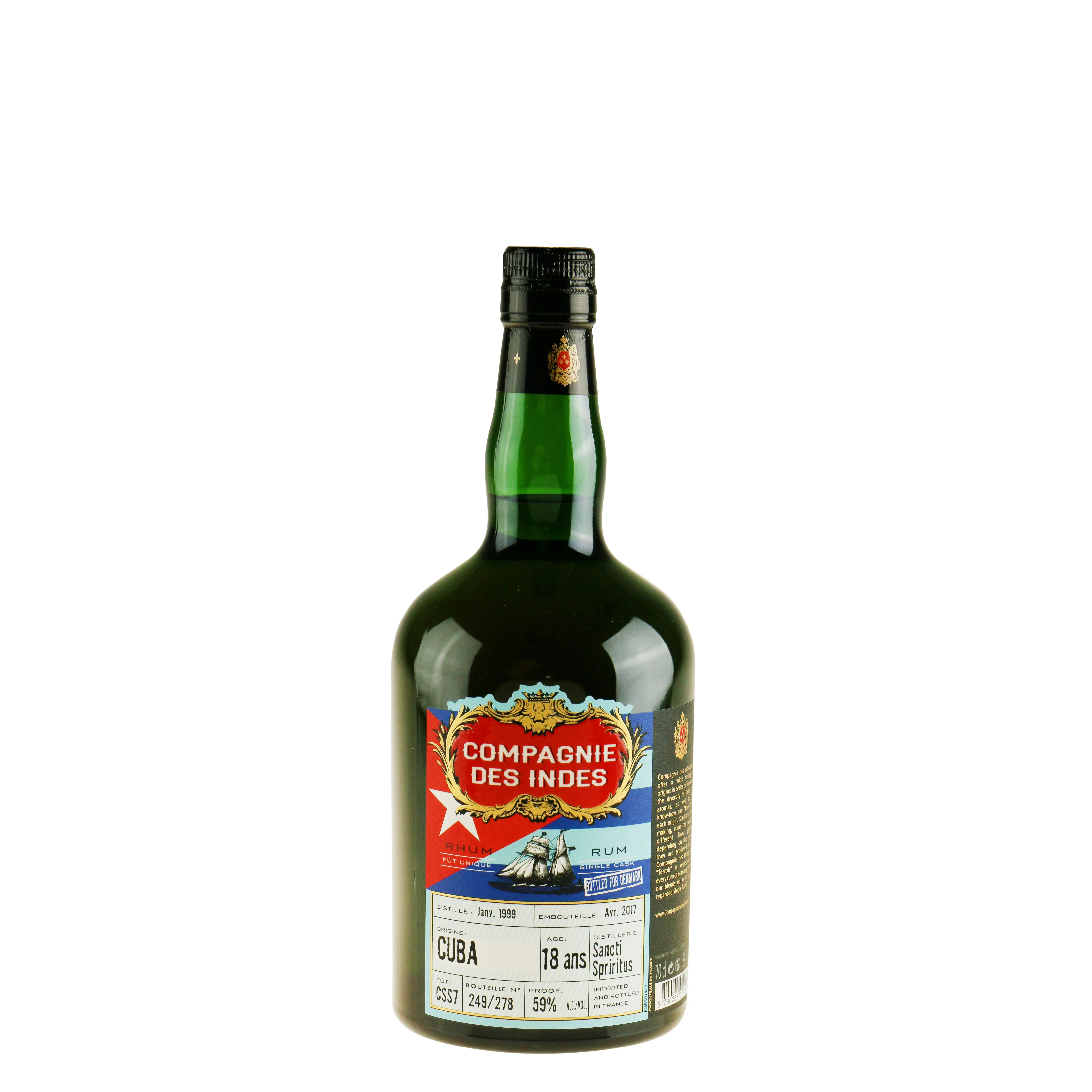 CDI Sancti Spiritus Cuba (Bottled for Denmark) 1999