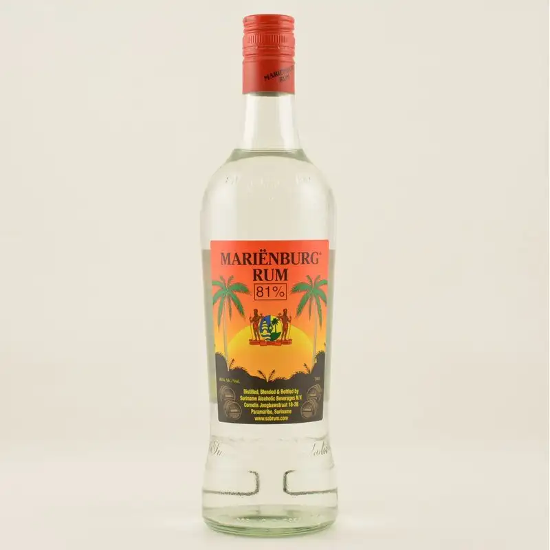 Suriname Alcoholic Beverage Marienburg White Overproof