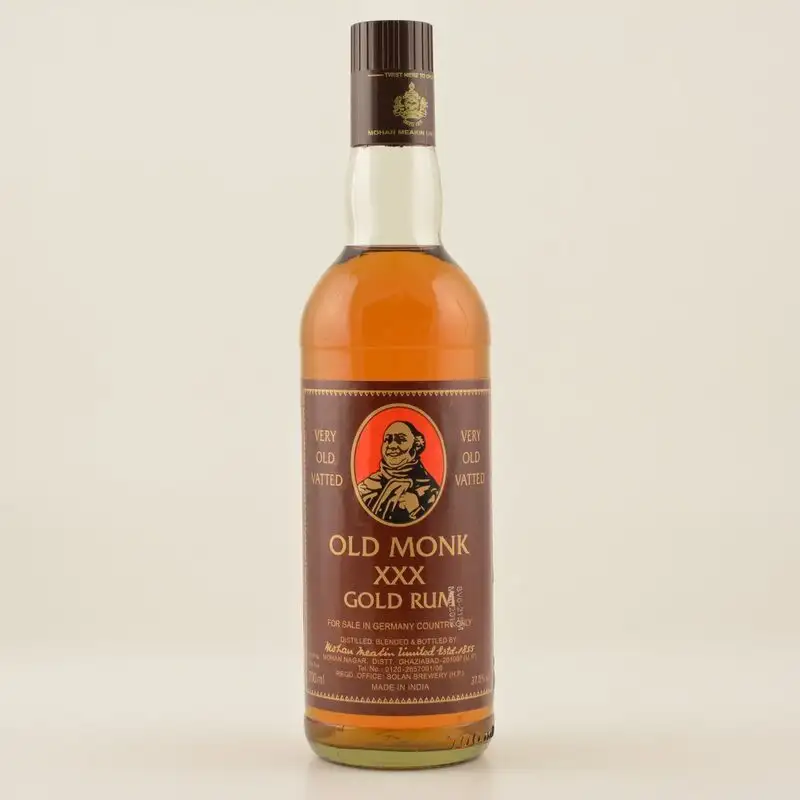 Mohan Meakin Distillery Old Monk XXX Indian Gold Rum