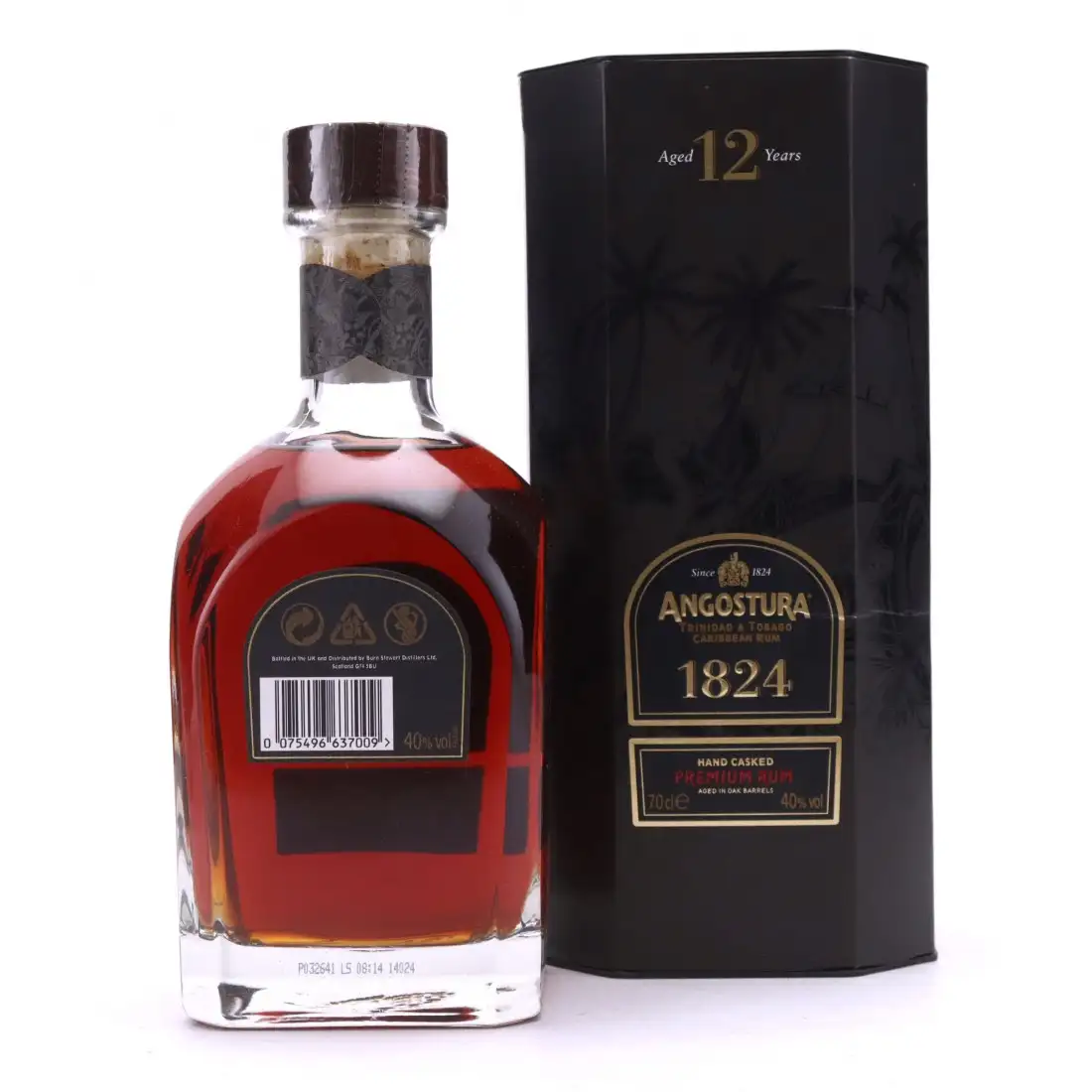 T.D.L Angostura 1824 Premium Rum (Vintage) 70cl bottle — view 2