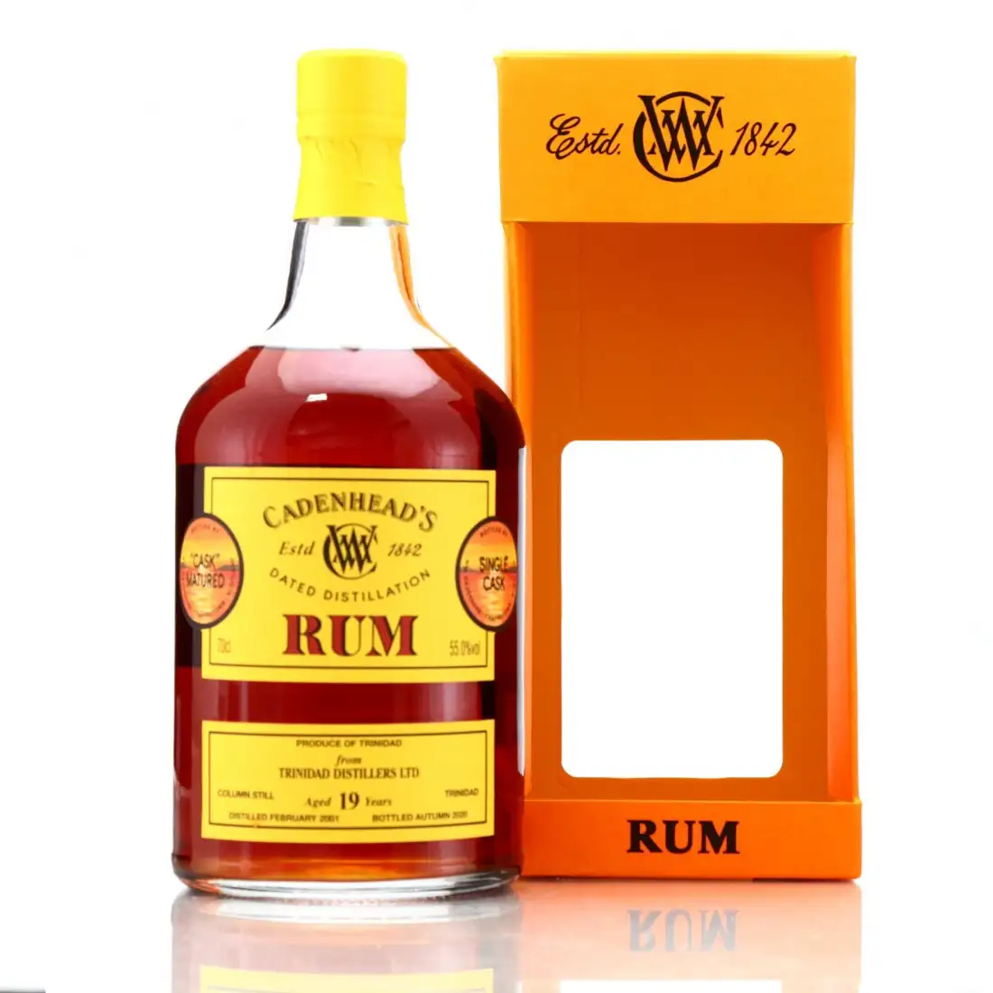 Cadenhead‘s T.D.L Trinidad Distillers LTD 2001