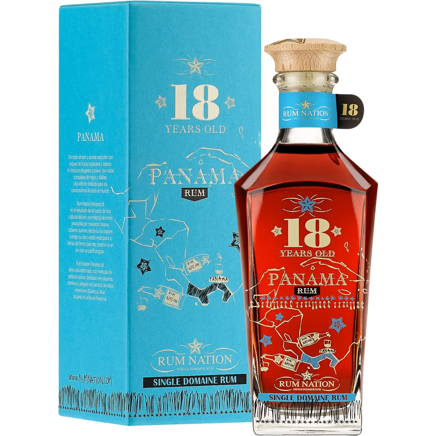 Rum Nation Panama Decanter 18 Years