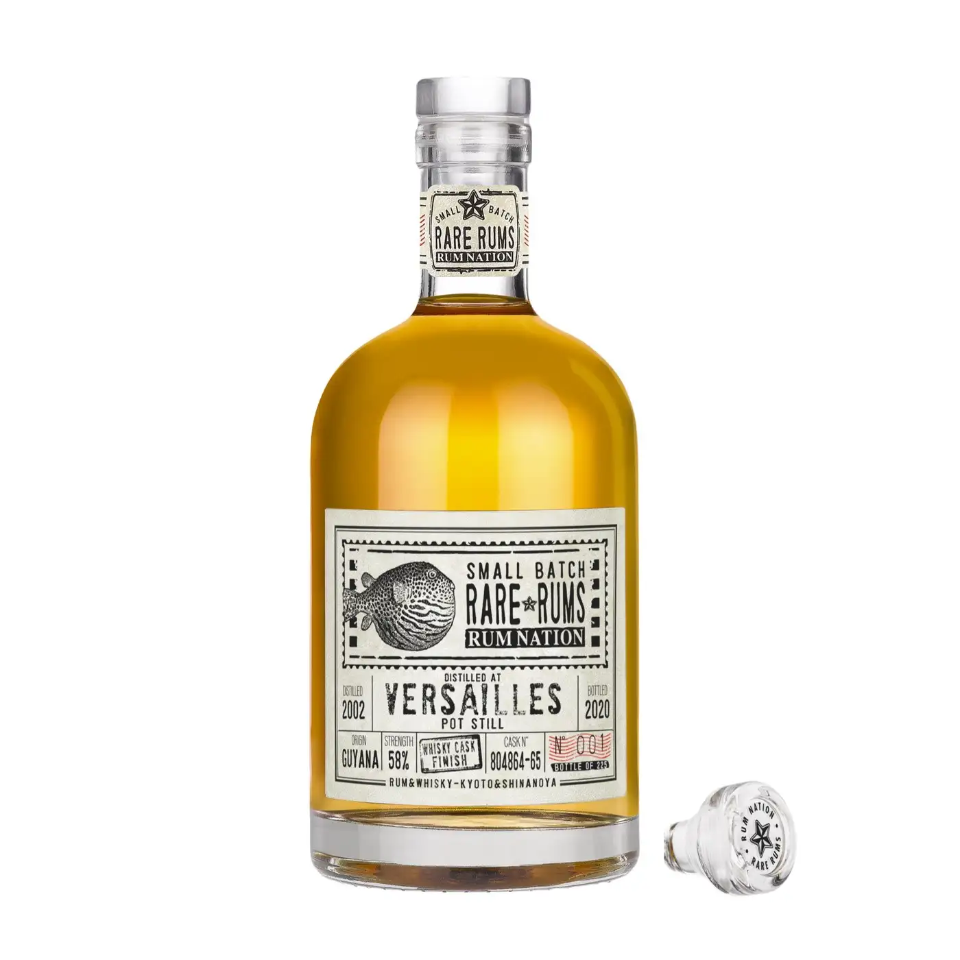 Rum Nation Versailles Small Batch Rare Rums (Rum&Whisky - Shinanoya) 2002