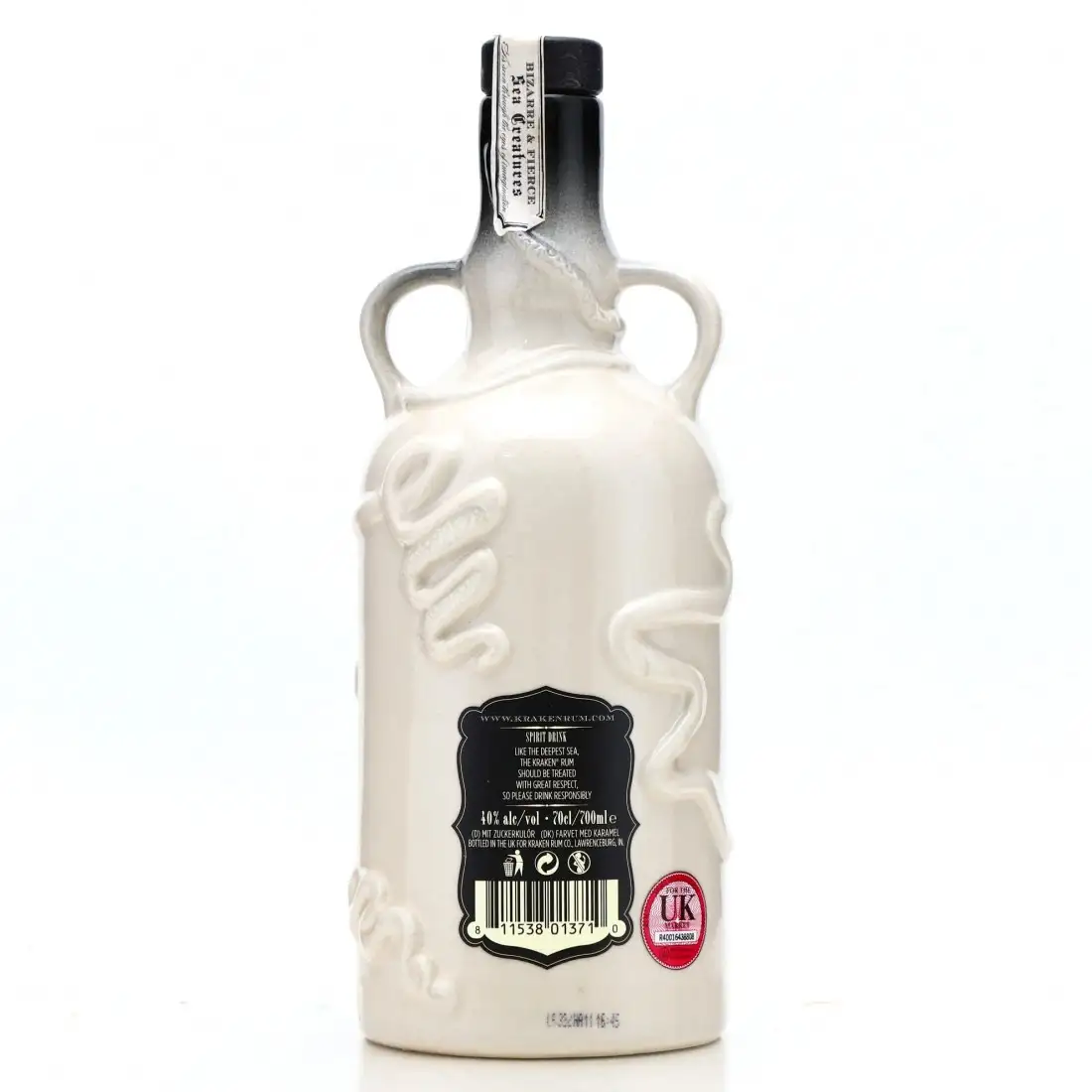 Kraken Black Spiced Rum Limited Edition Decanter White