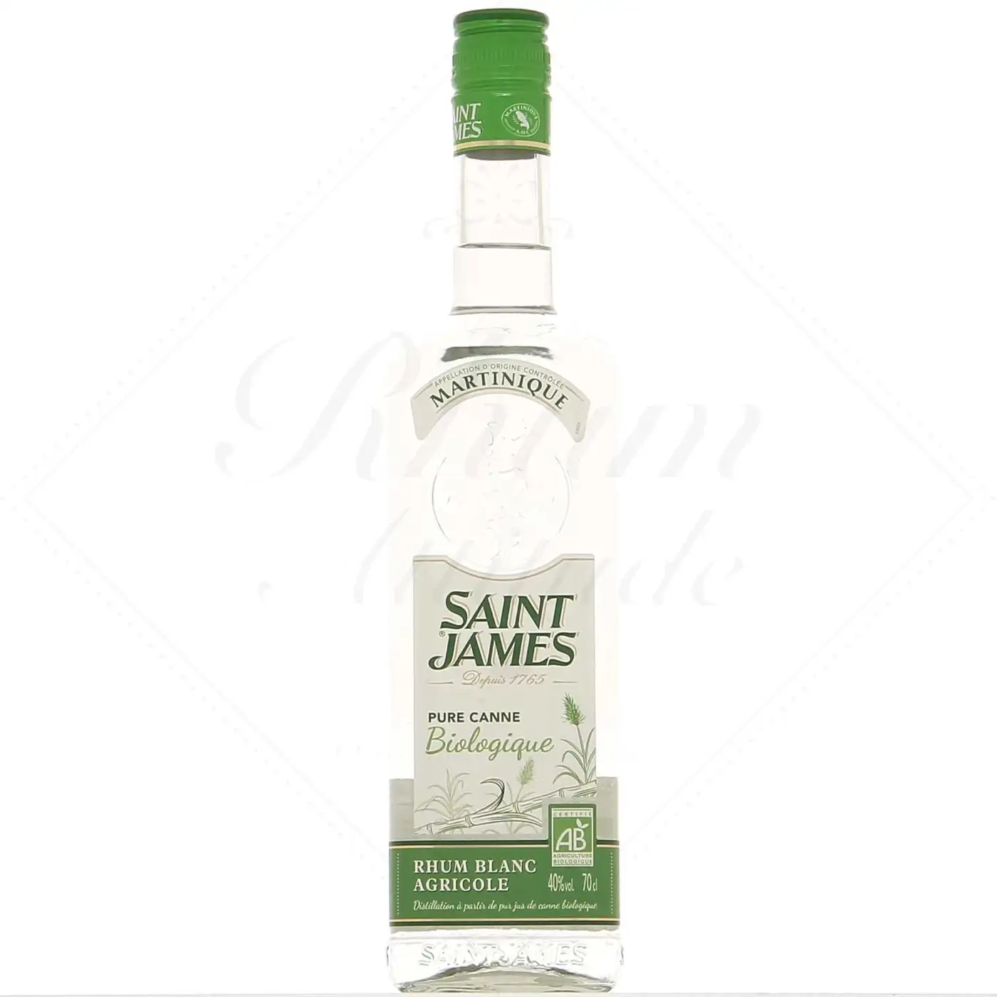 Saint James Rhum Blanc Imperial Biologique 2020
