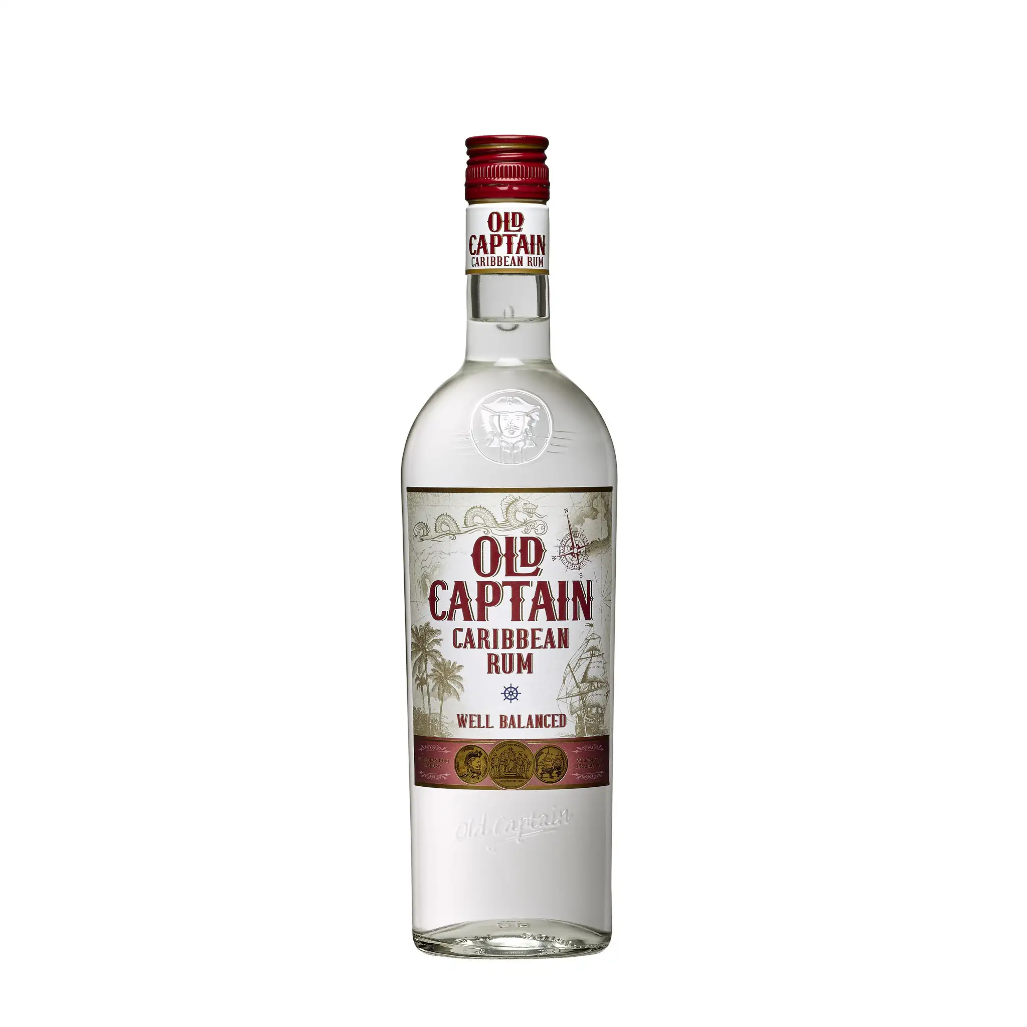 Old Captain Caribbean Rum White