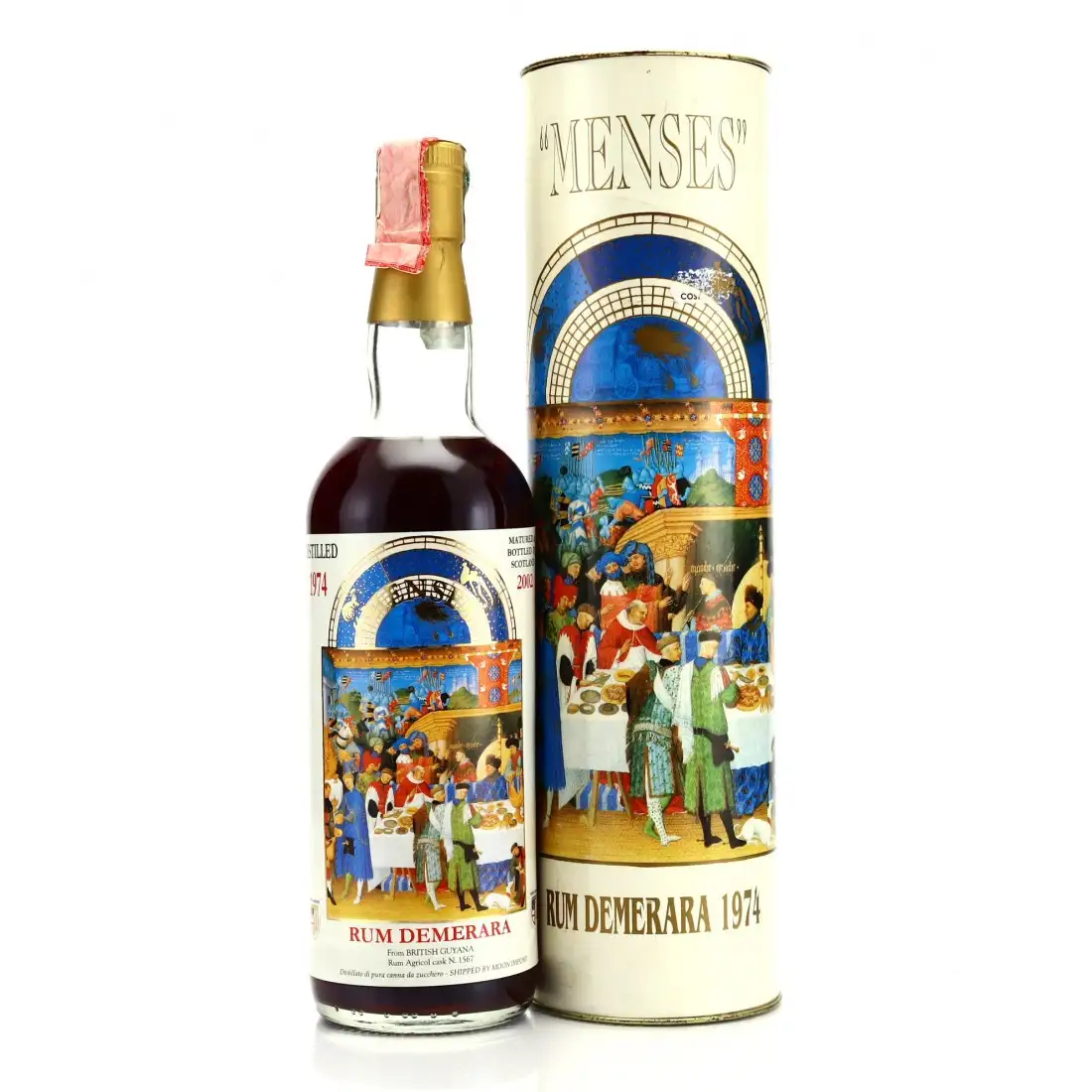 Moon Import Port Mourant Rum Demerara „Menses“ 1974