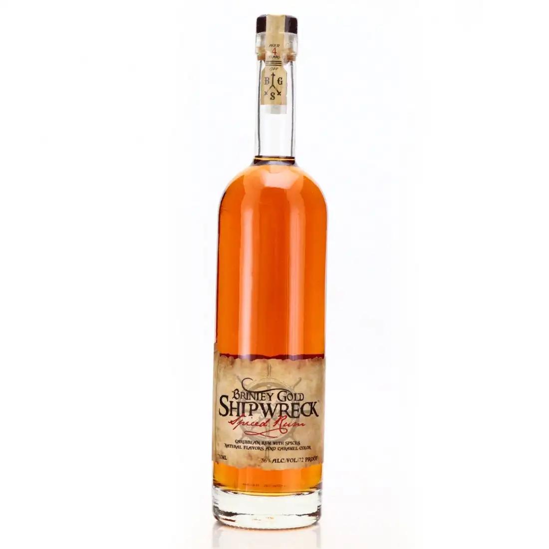 Brinley Gold Shipwreck Spiced Rum