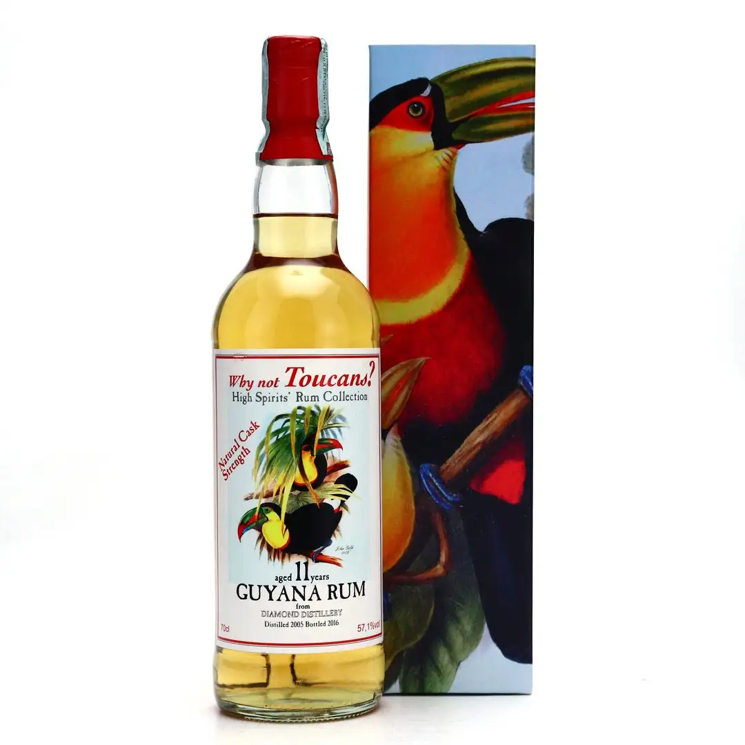 High Spirits Collection Diamond Guyana Rum (Why not Toucan?) 2005