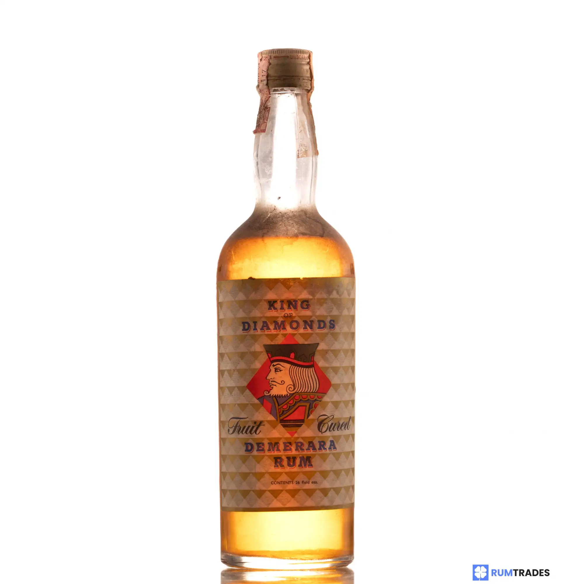 DDL King of Diamonds Demerara Rum Fruit Cured 1957