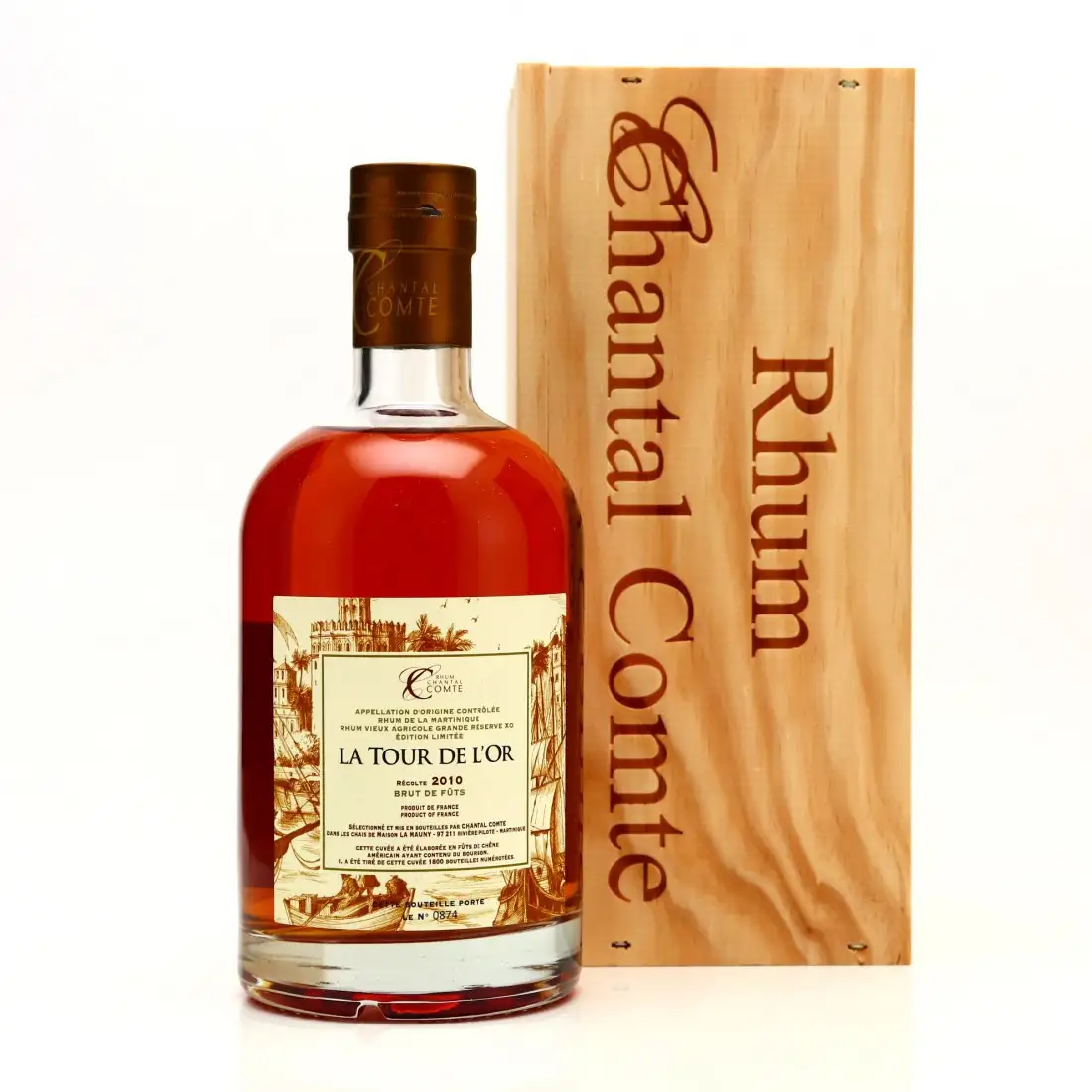 Rhum Chantal Comte Maison La Mauny La Tour de L'or 2010