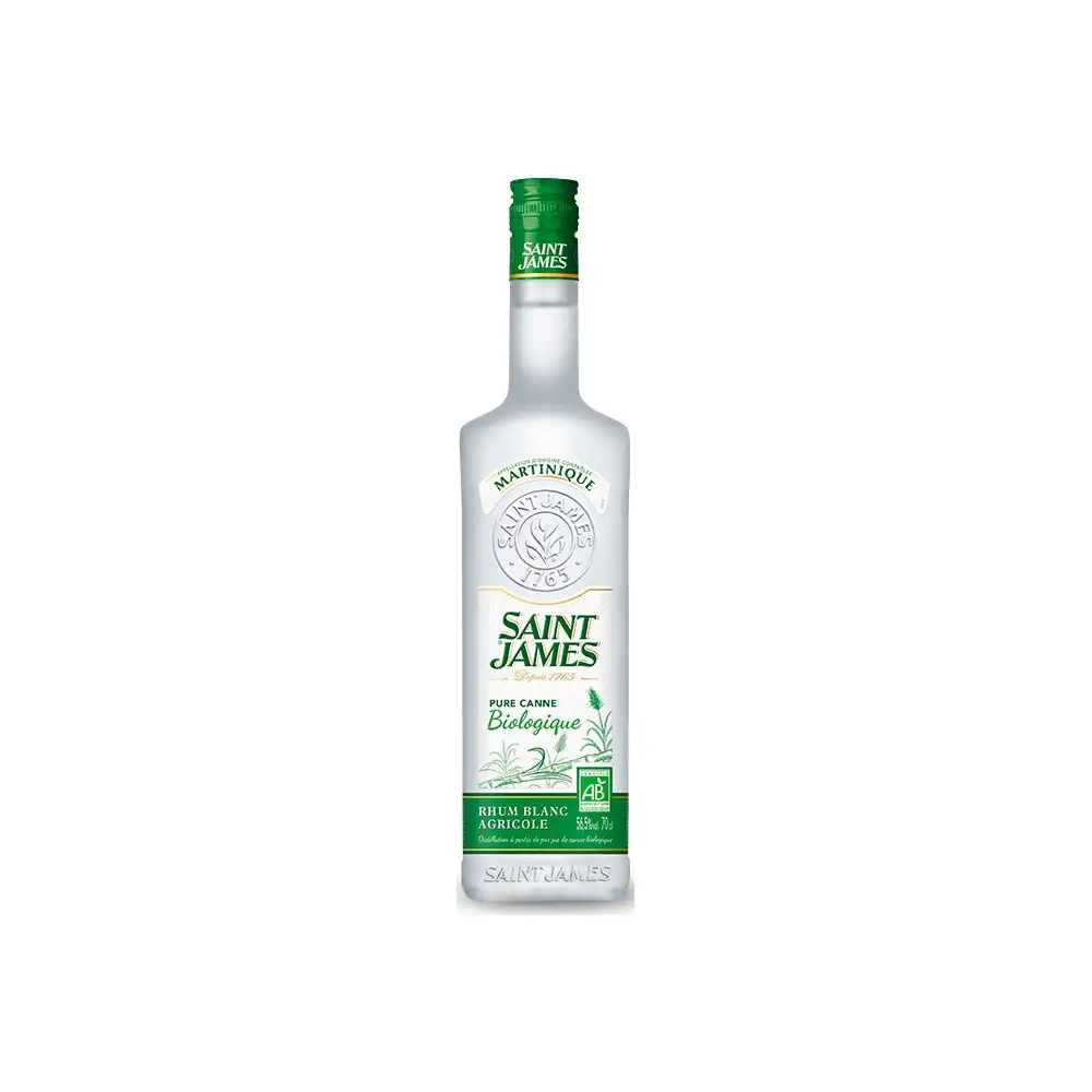 Saint James Rhum Blanc Pure Canne Biologique 2020
