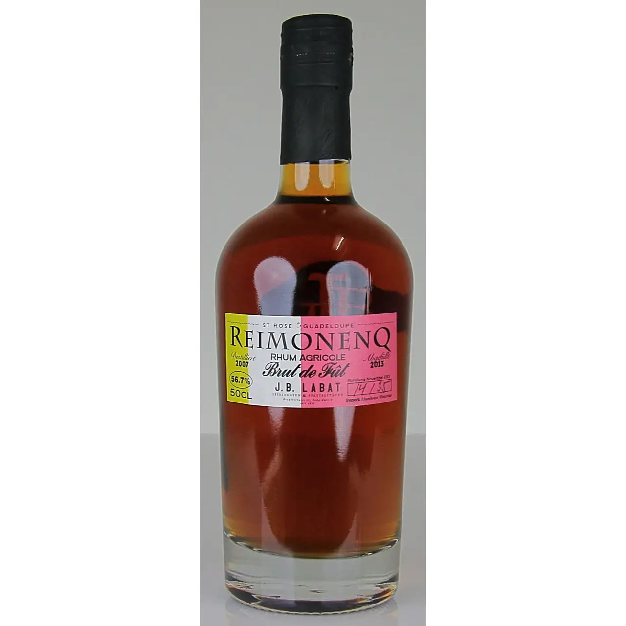 J.B. Labat ReimonenQ Rhum Agricole Brut de Fût 2007