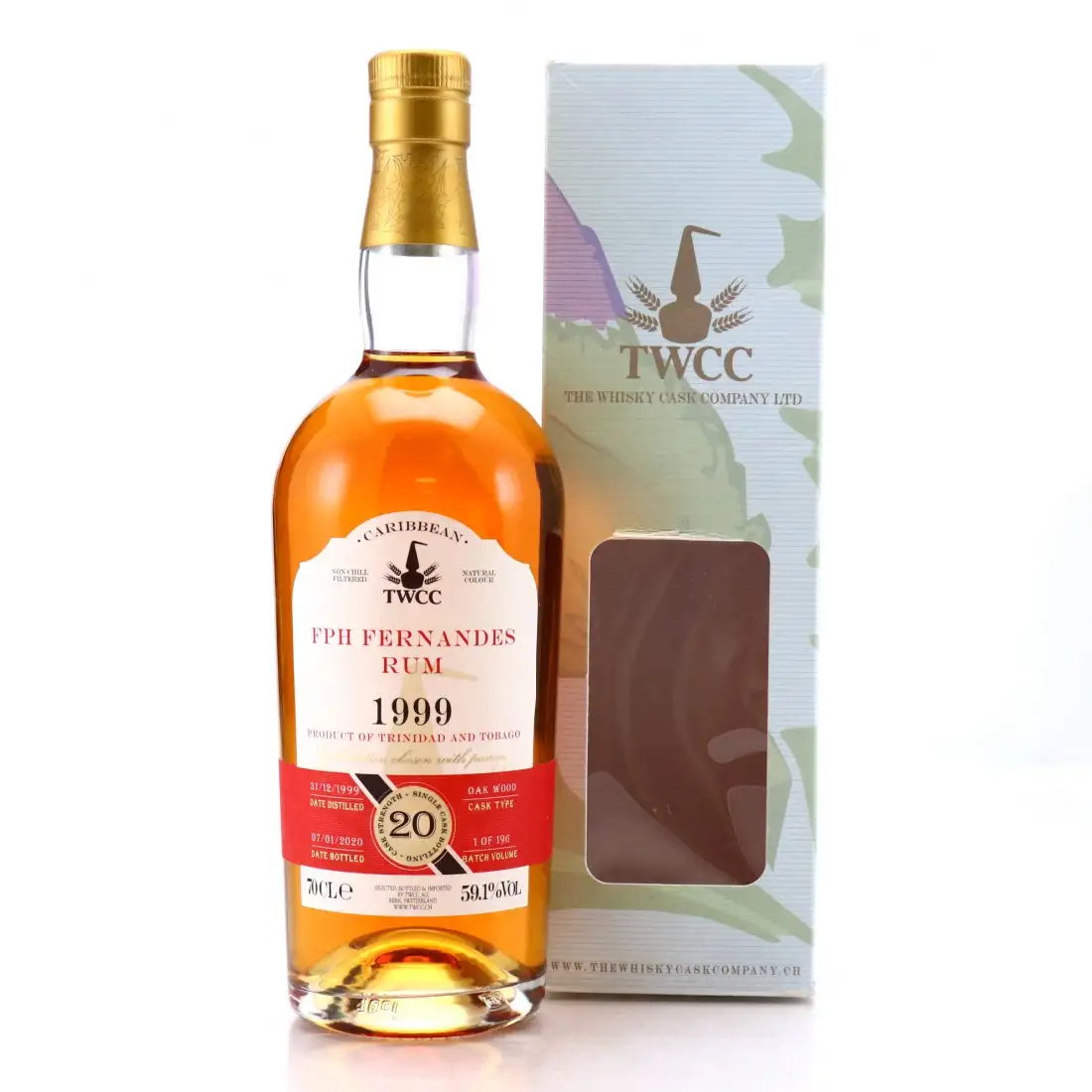 The Whisky Cask Company FPH Fernandes Rum 1999