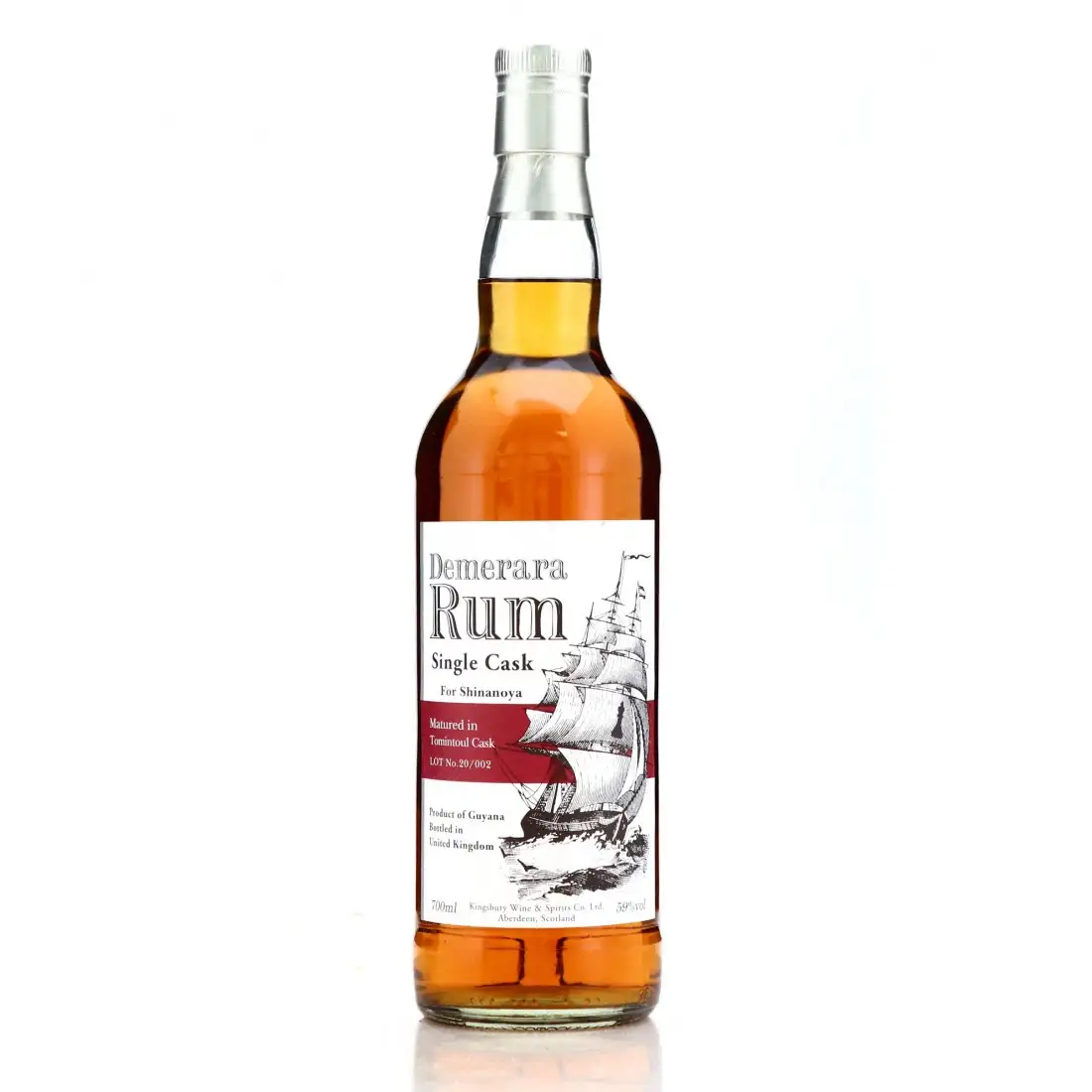 Kingsbury Diamond Demerara Rum Pot Still Shinanoya (Tomintoul Cask)