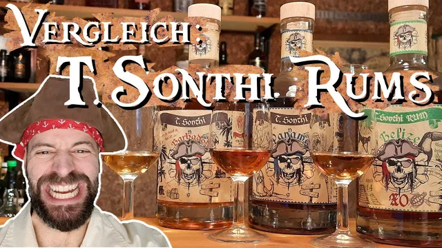 Alle T. Sonthi Rums auf einmal im Vergleich