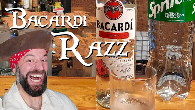 Bacardi Razz - pur und mit Zitronenlimo